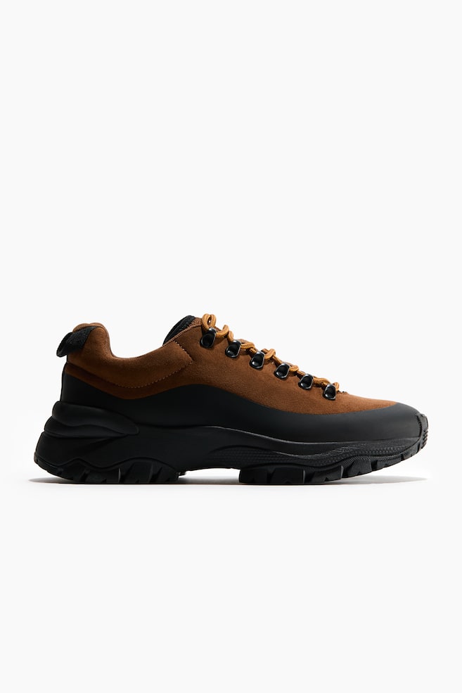 Hiking-Sneaker - Dunkelbeige/Schwarz - 1