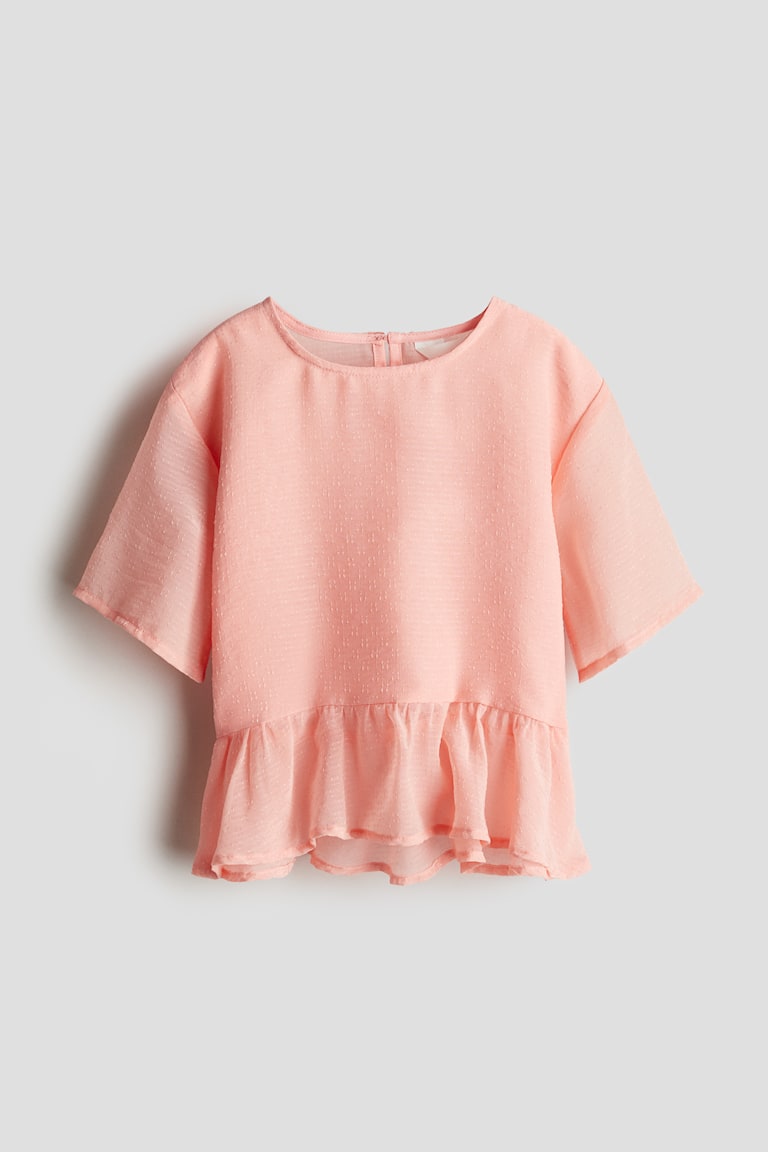 Bluza s volanom od šifona