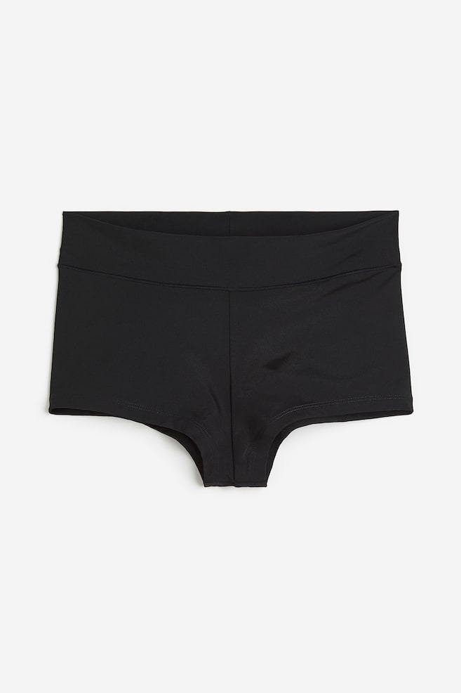 Shortie bikini bottoms - Black - 1