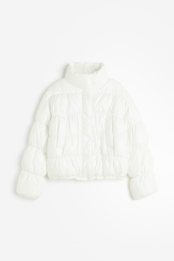 Puffer jacket - Cream/Pearly/White/Cream/Block-coloured - 1