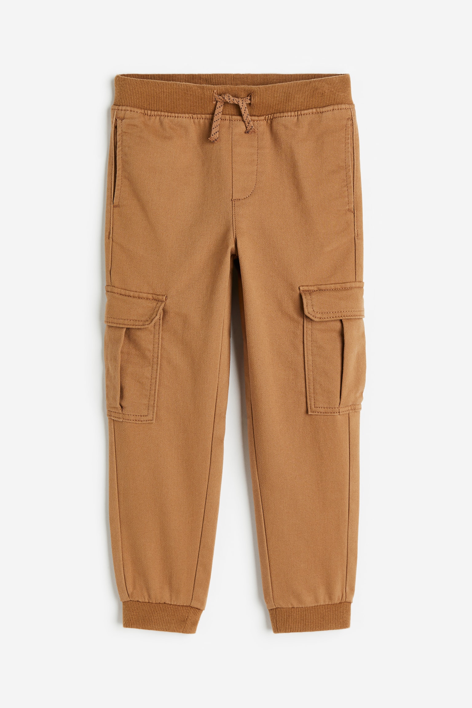 Slim Fit Cargo Pants - Light brown/Black/Dark khaki green - 1