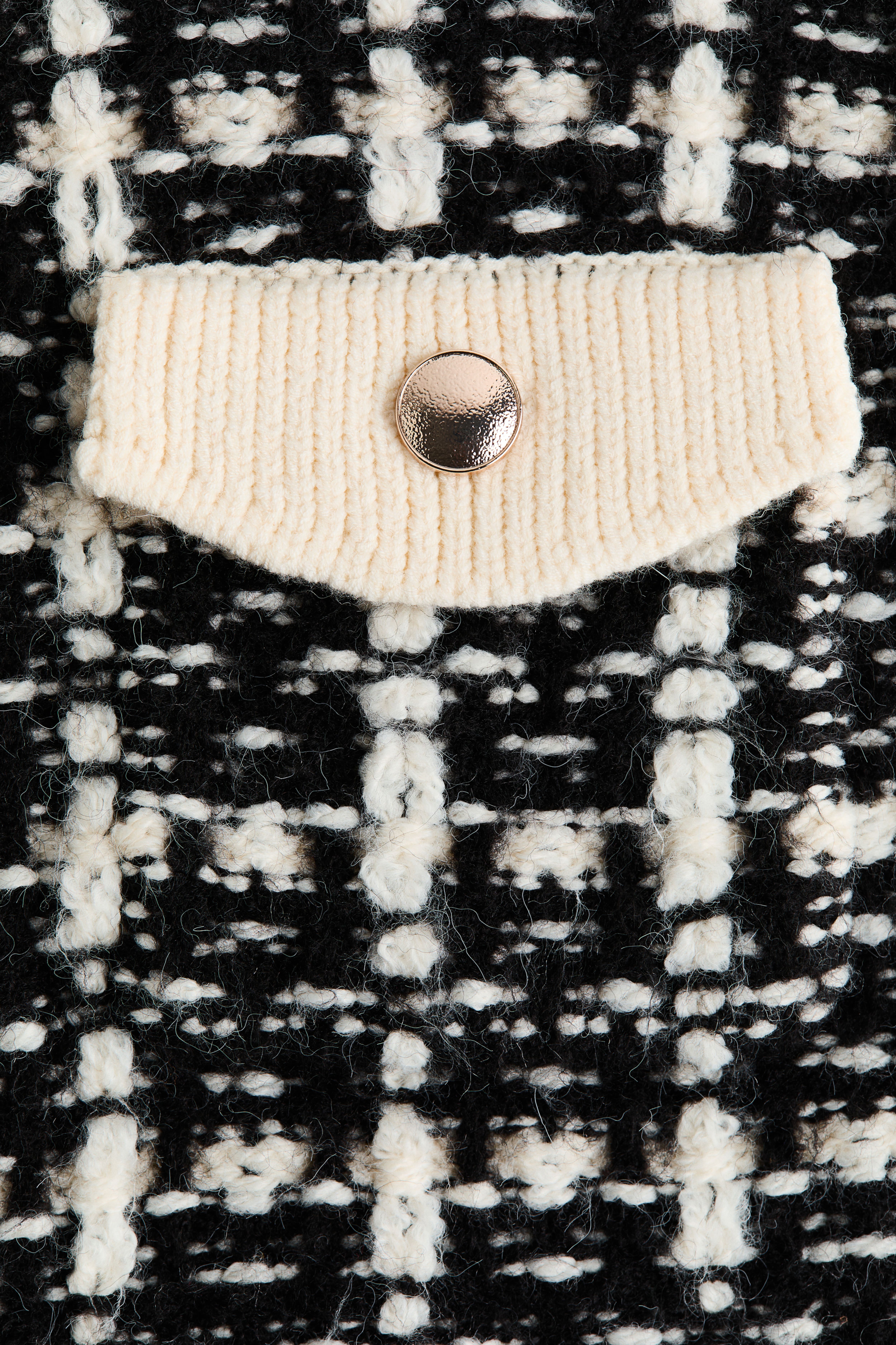 Gilet ample en tricot bouclé