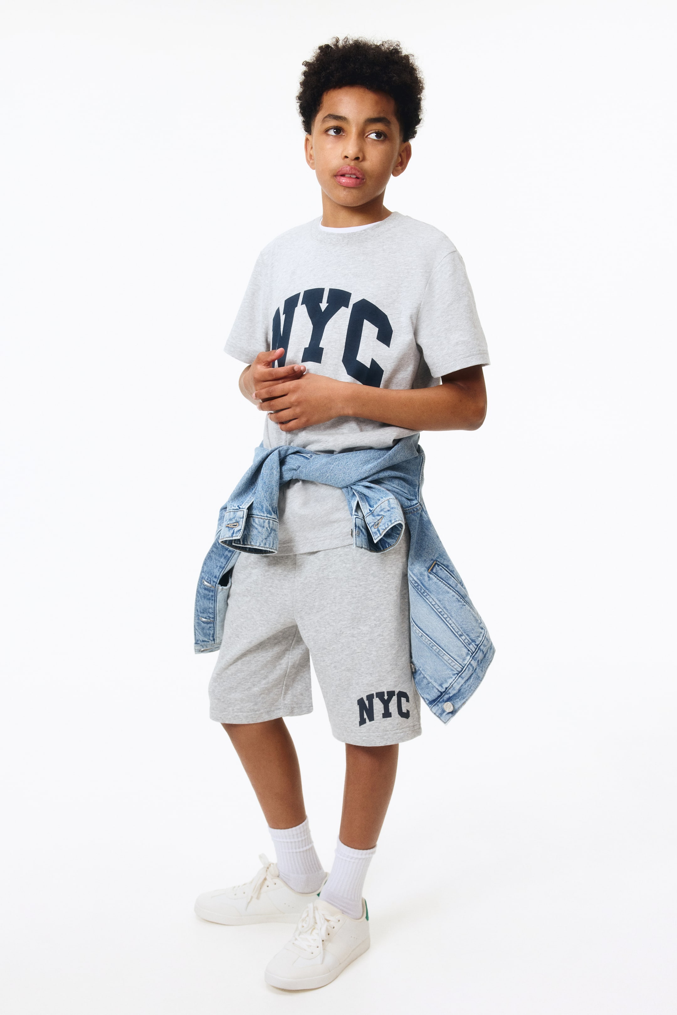 Printed cotton T-shirt
