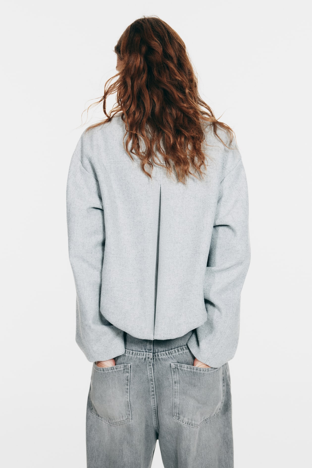 Bomber Jacket with Collar - image 4