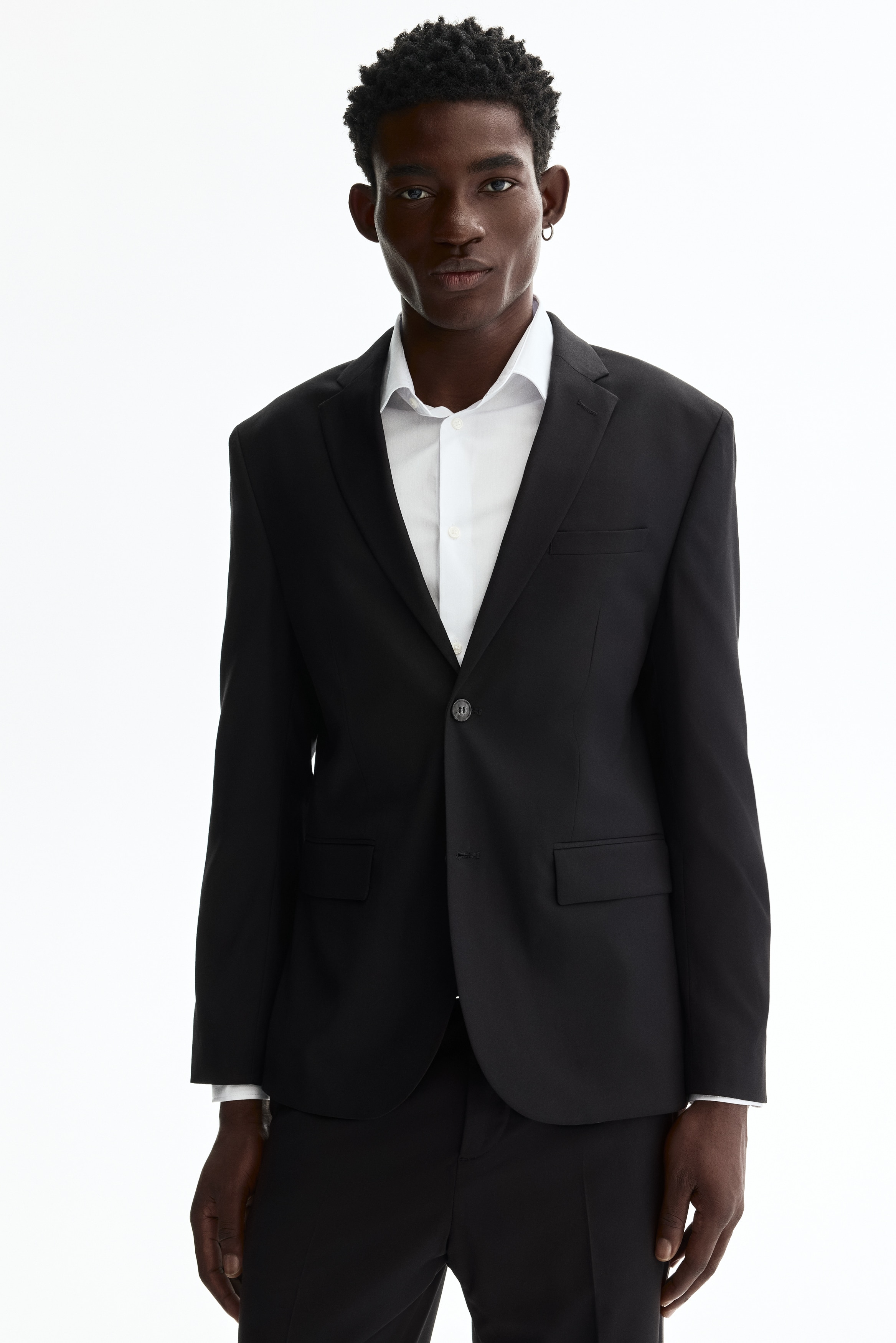 スリムフィットジャケット - ブラック - Men | H&M JP