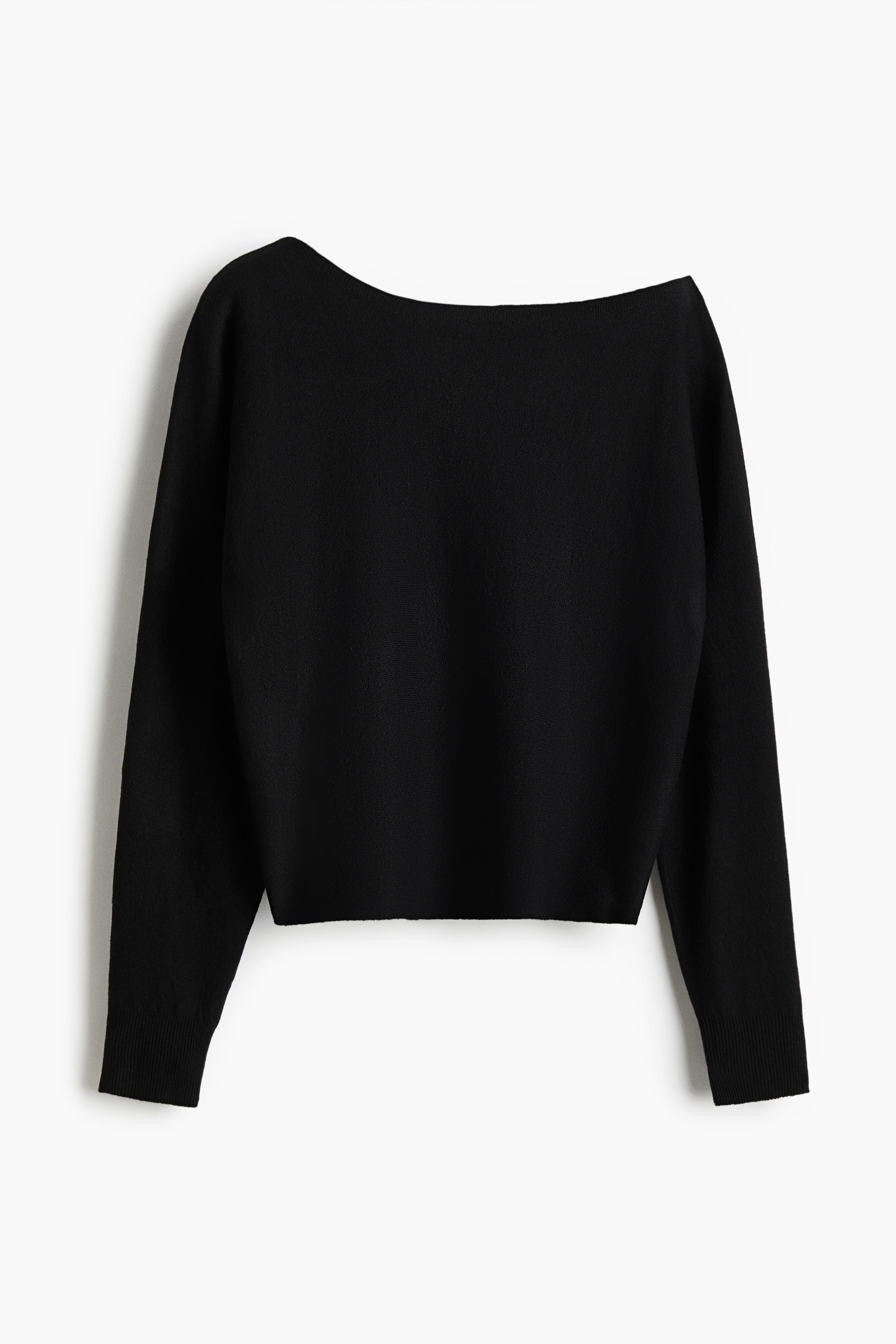 One-shoulder jumper - Black/White