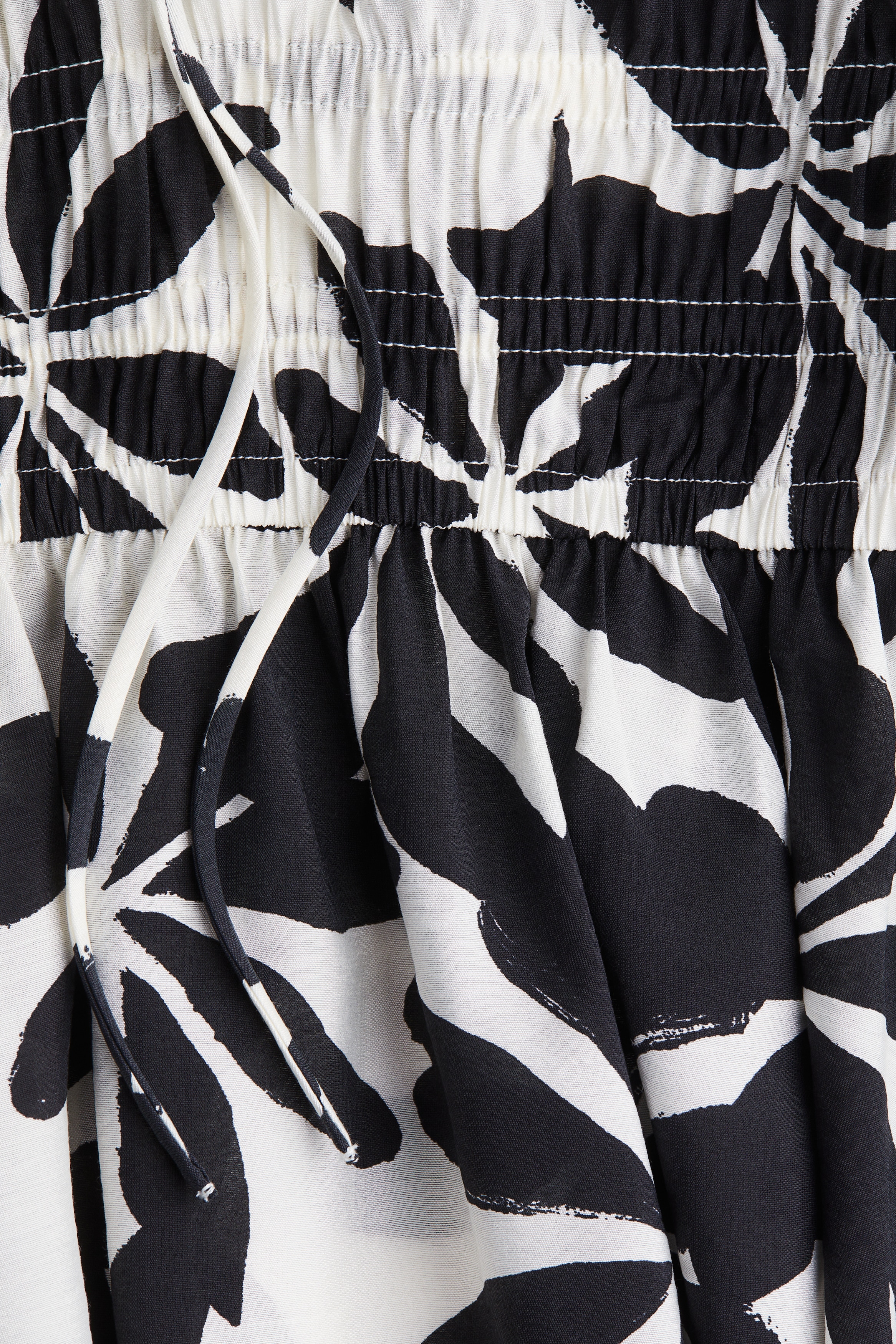 Smocked strappy dress