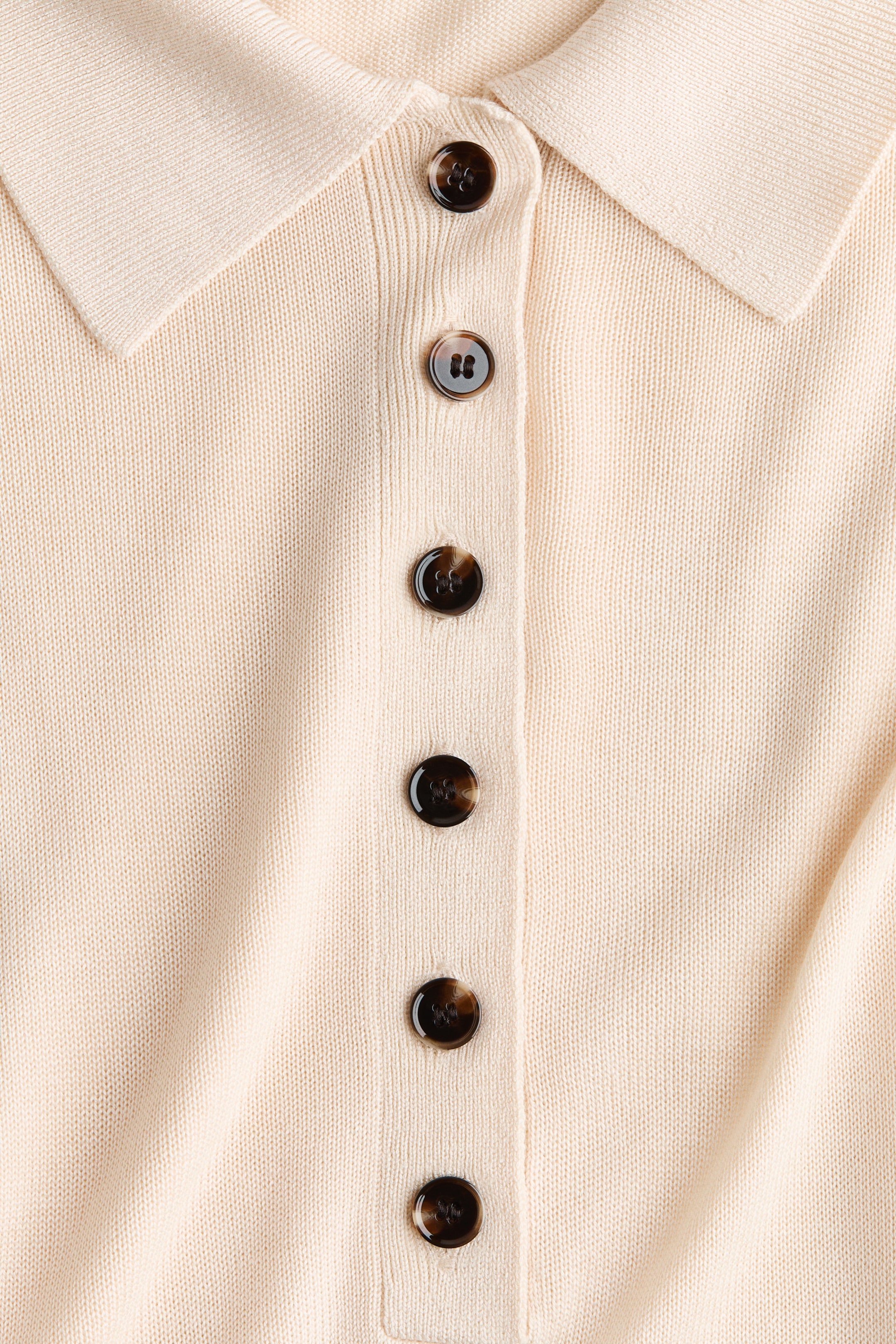 Polo en fin tricot