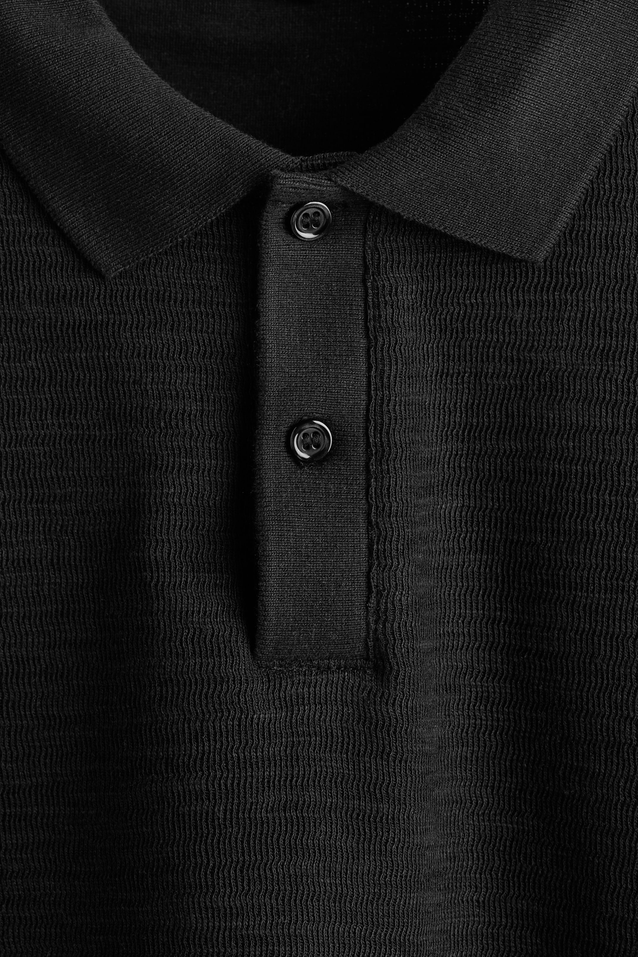 View larger image: Slim Fit Long-sleeve polo shirt - Dark grey - Men | H&M IE 6