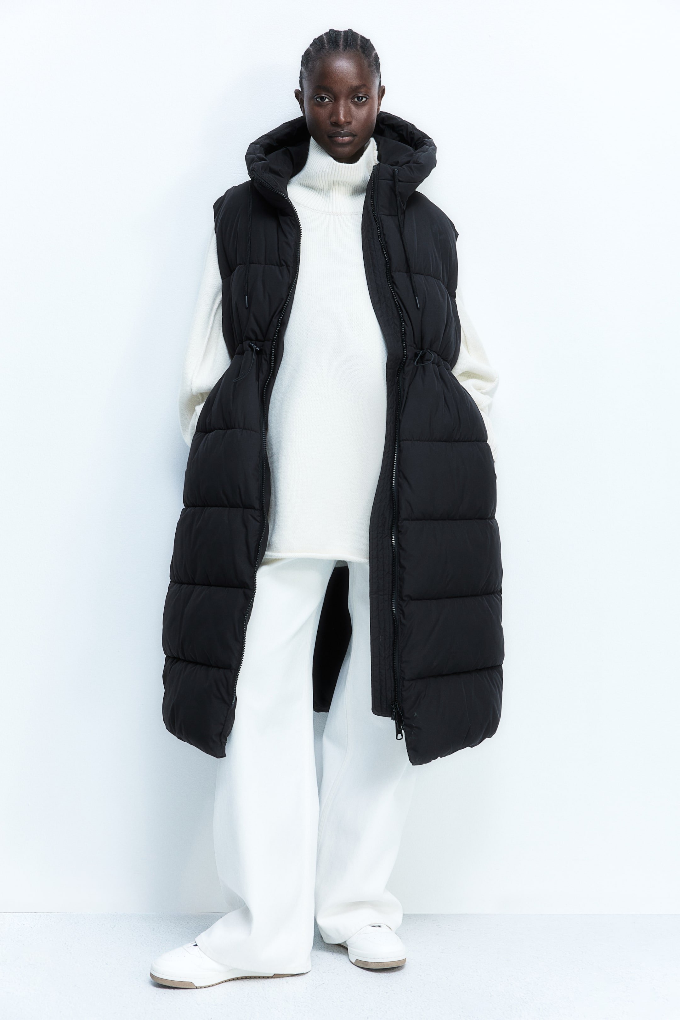 MAMA Hooded Puffer Vest