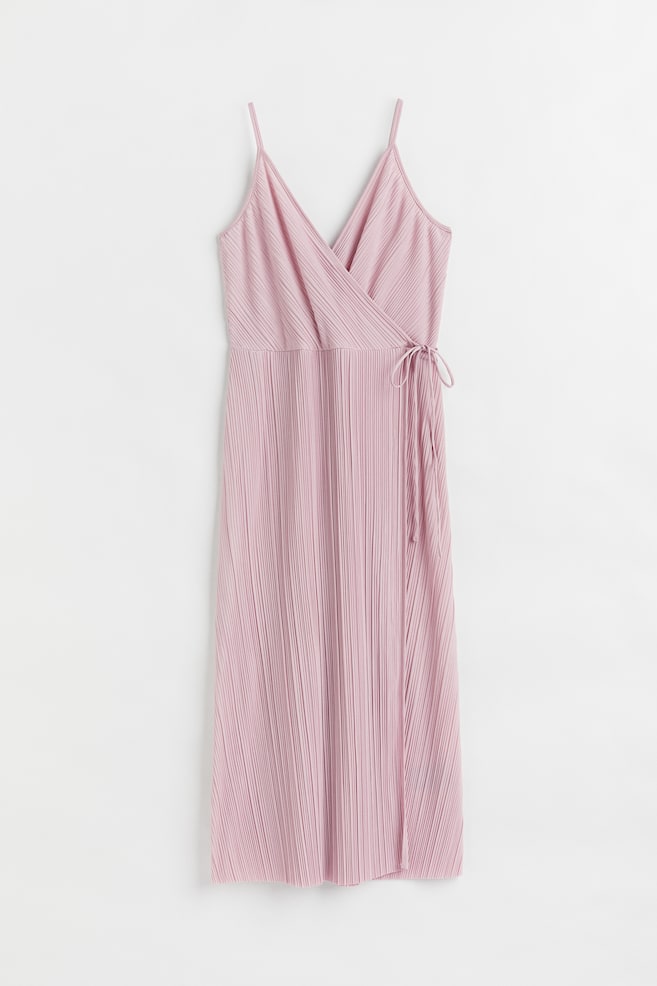 Pleated dress - Light pink/Black/Light beige/Zebra print/Light blue/dc - 1