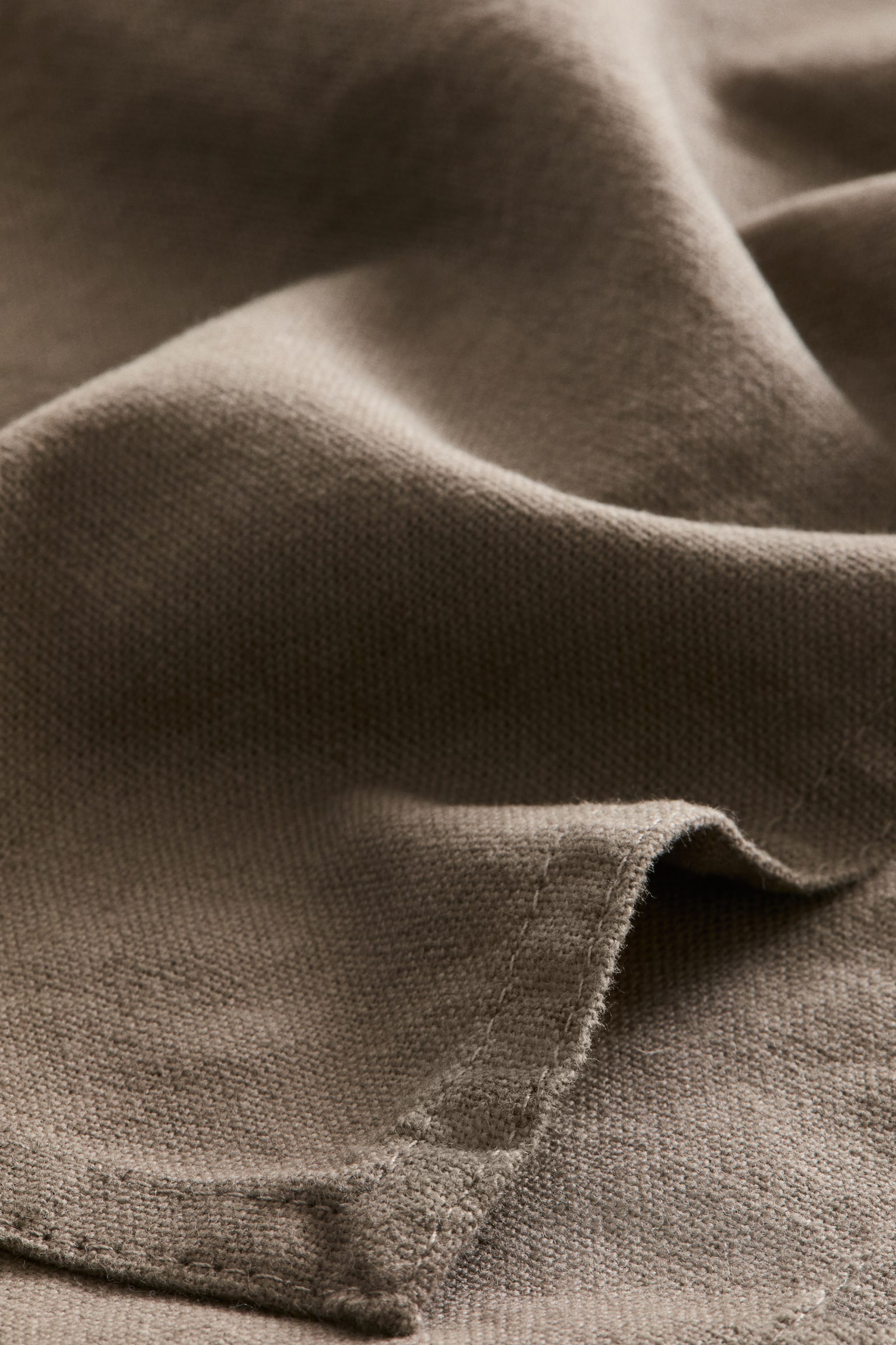 4-pack linen-blend napkins - Mole/Khaki green/Yellow/Light green/Beige - 4