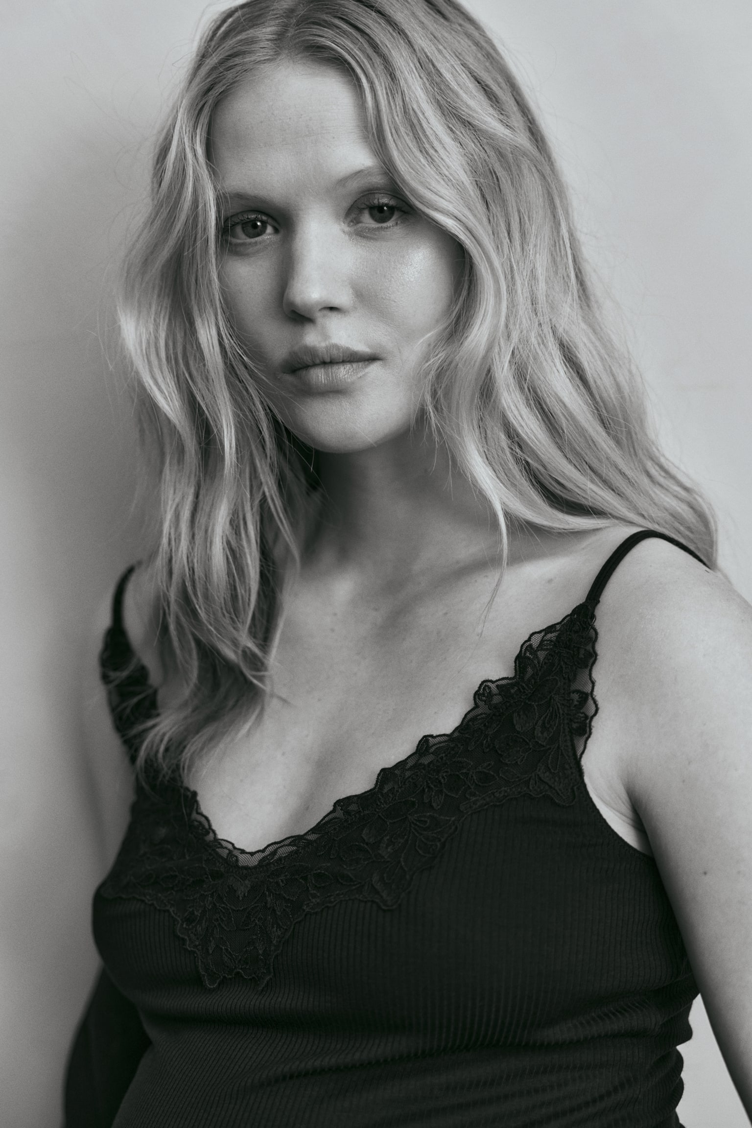 MAMA Nursing strappy top - Black/White - 5