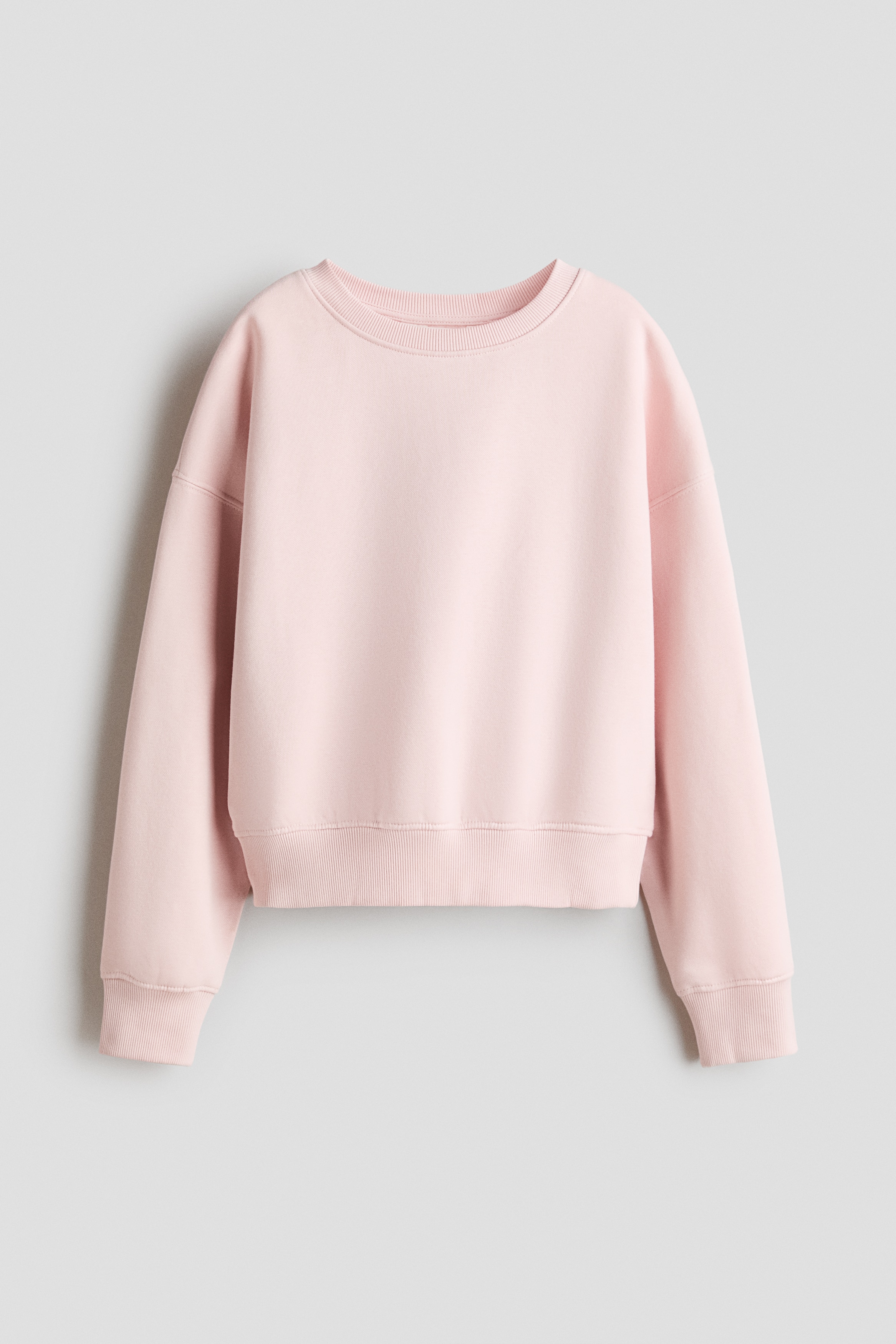 Crew-neck Sweatshirt - Light pink - Kids | H&M US