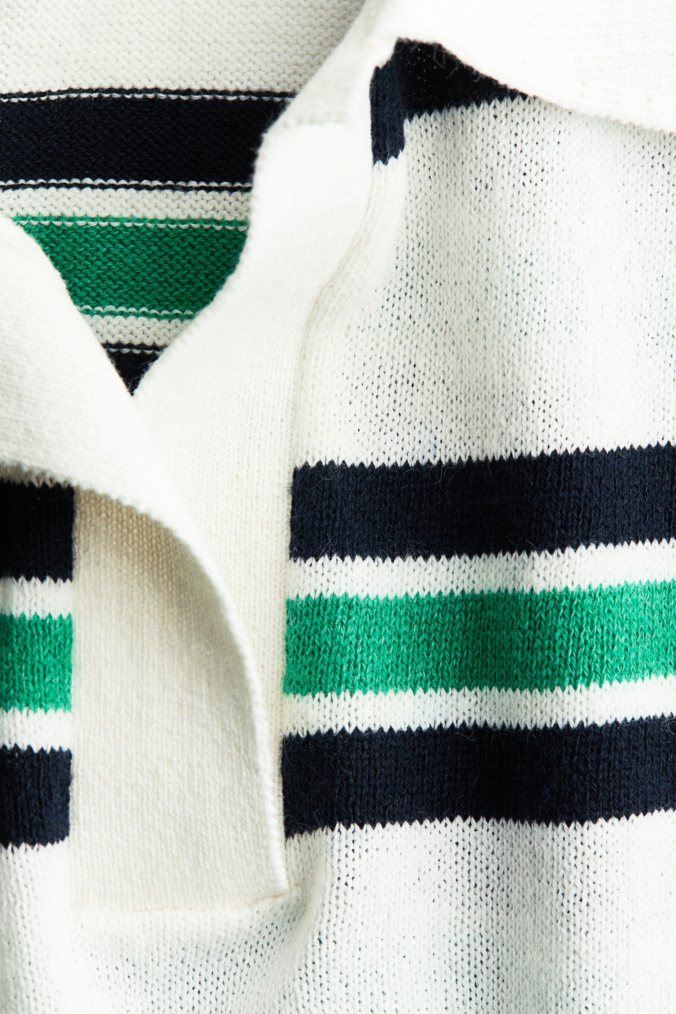 Fine-Knit Polo Shirt