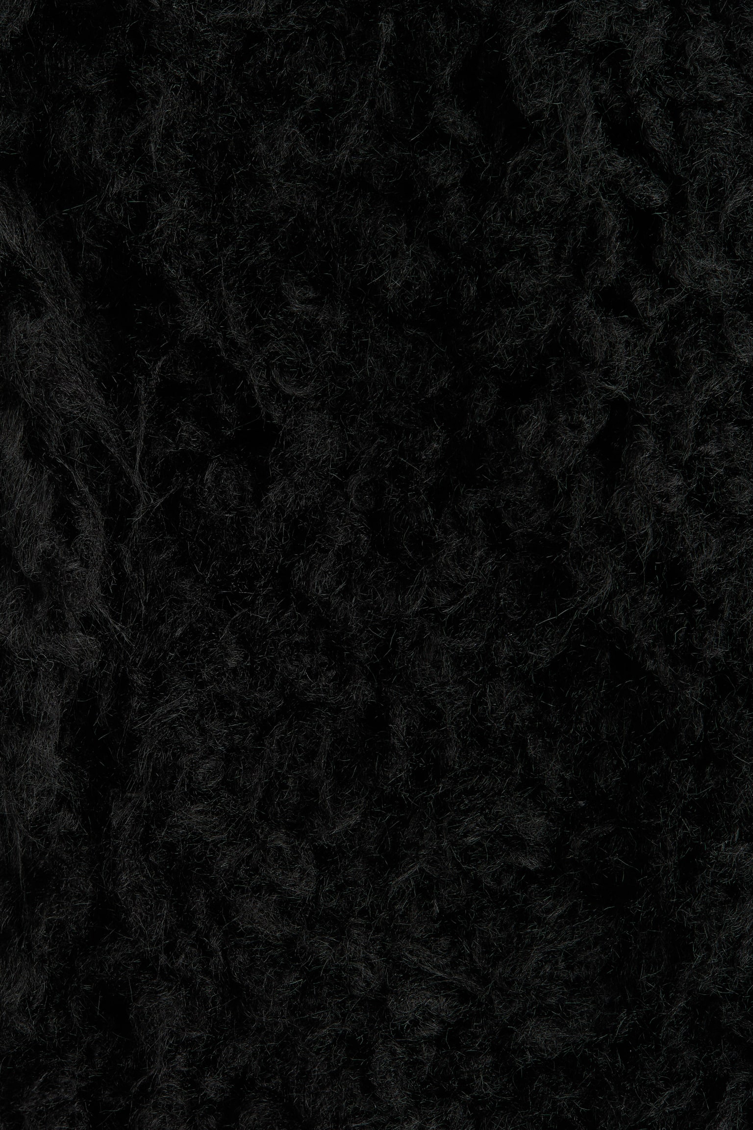 ז'קט טדי - שחור/בז' בהיר/דוגמה - 4