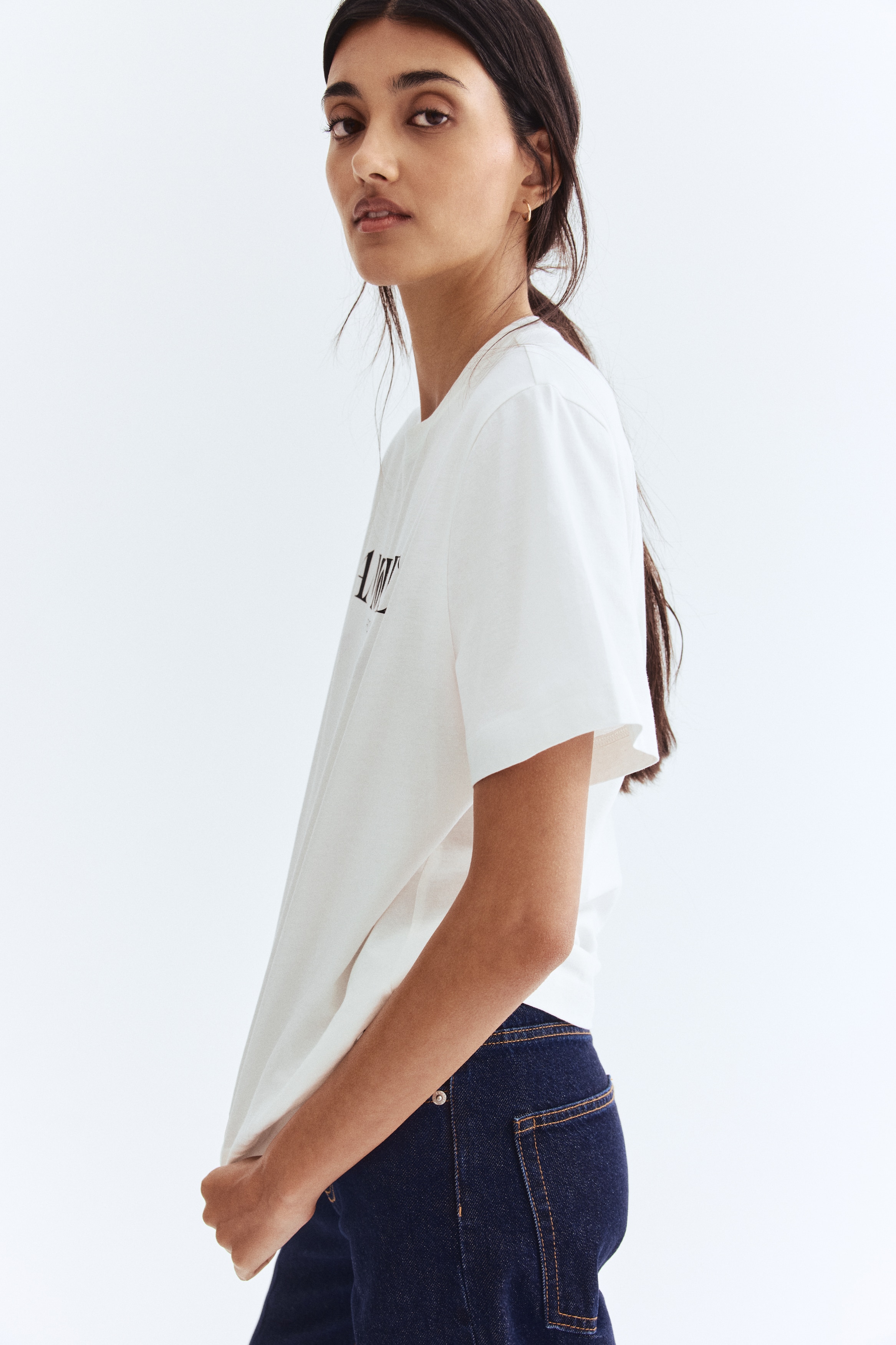 Motif-detail T-shirt