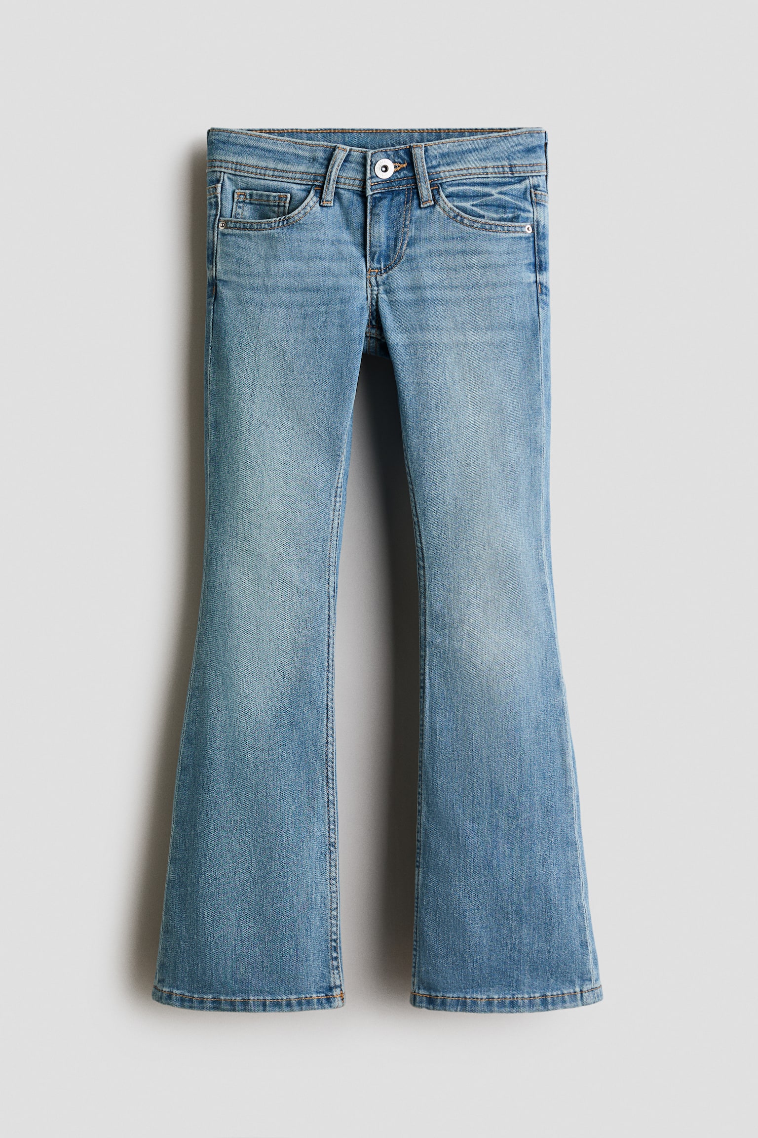 Flared Leg Low Jeans - Denimblå/Mörkgrå/Denimblå/Denimsvart/Denimblå/Ljus denimblå