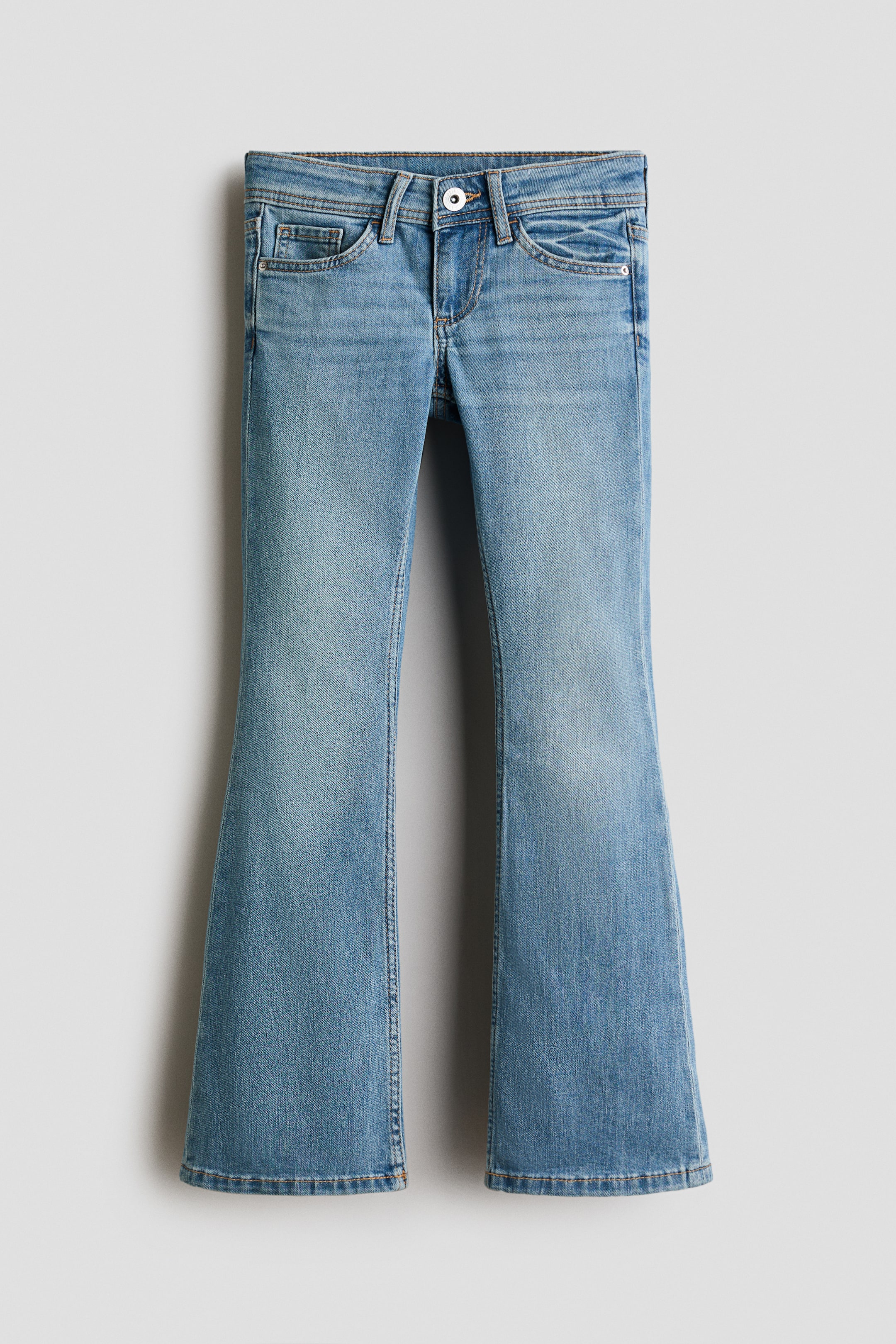 Visa större bild: Flared Leg Low Jeans - Denimblå - BARN | H&M FI 1