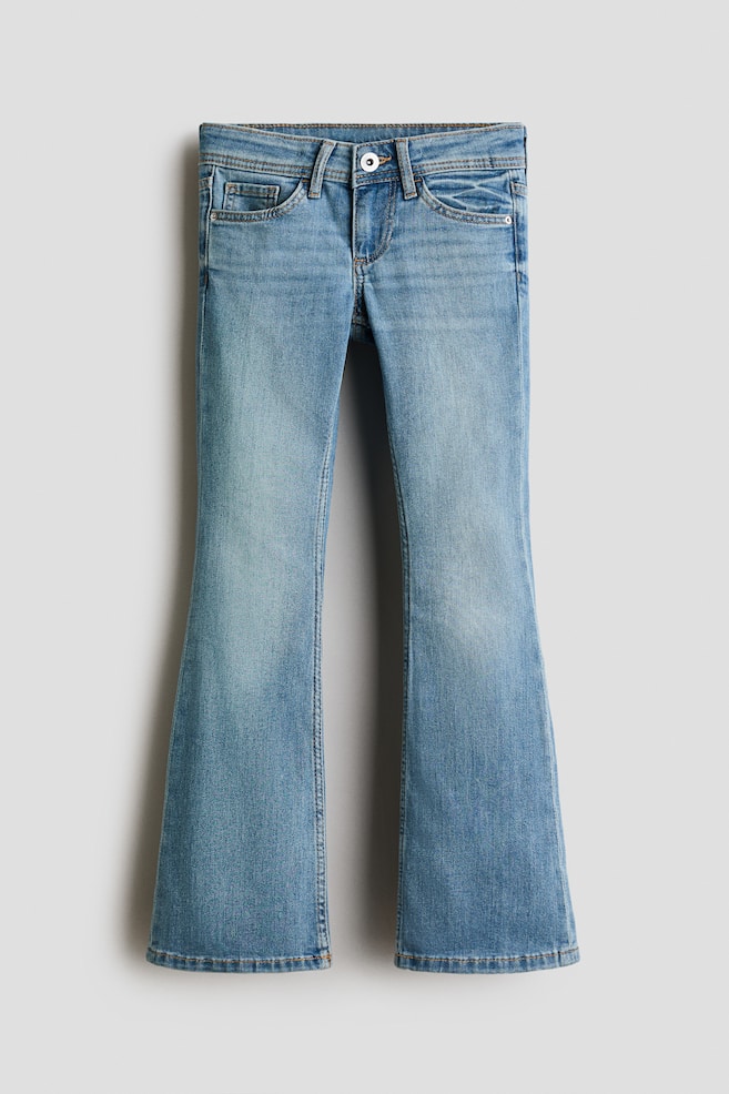 Flared Leg Low Jeans - Azul denim/Negro denim/Azul denim claro/Gris oscuro/Azul denim/Azul denim claro - 1
