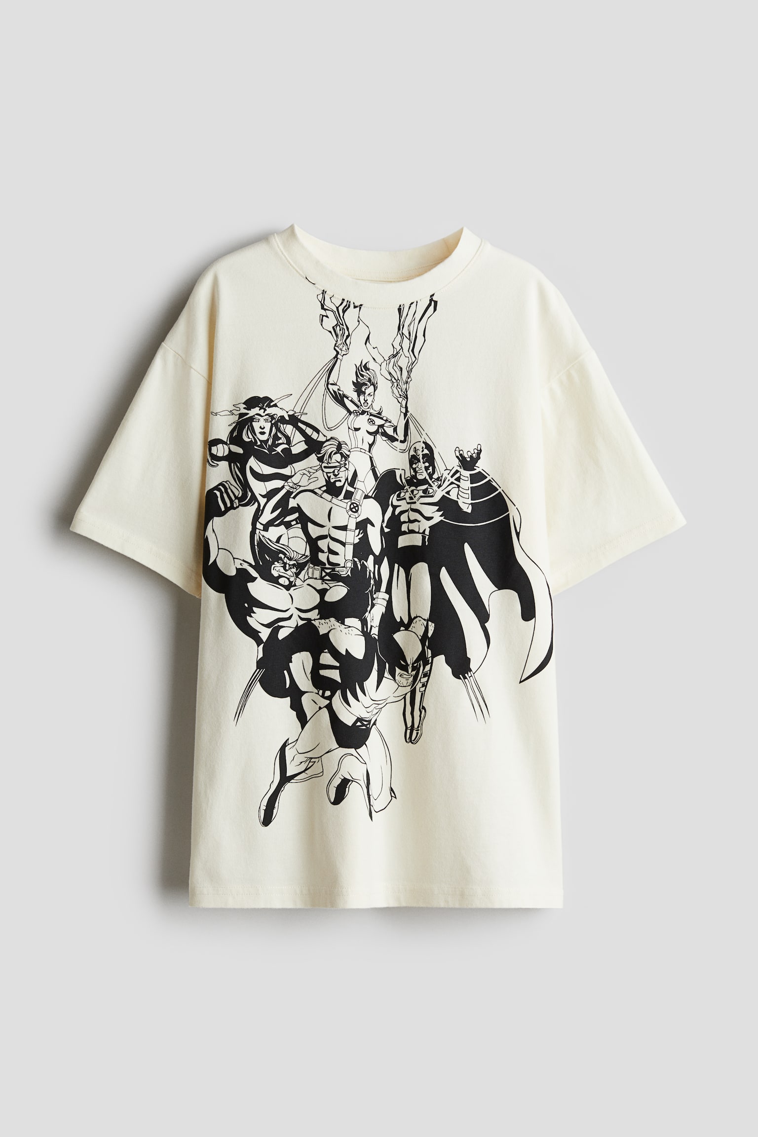 ルーズフィット プリントTシャツ - クリーム／X-Men - 1