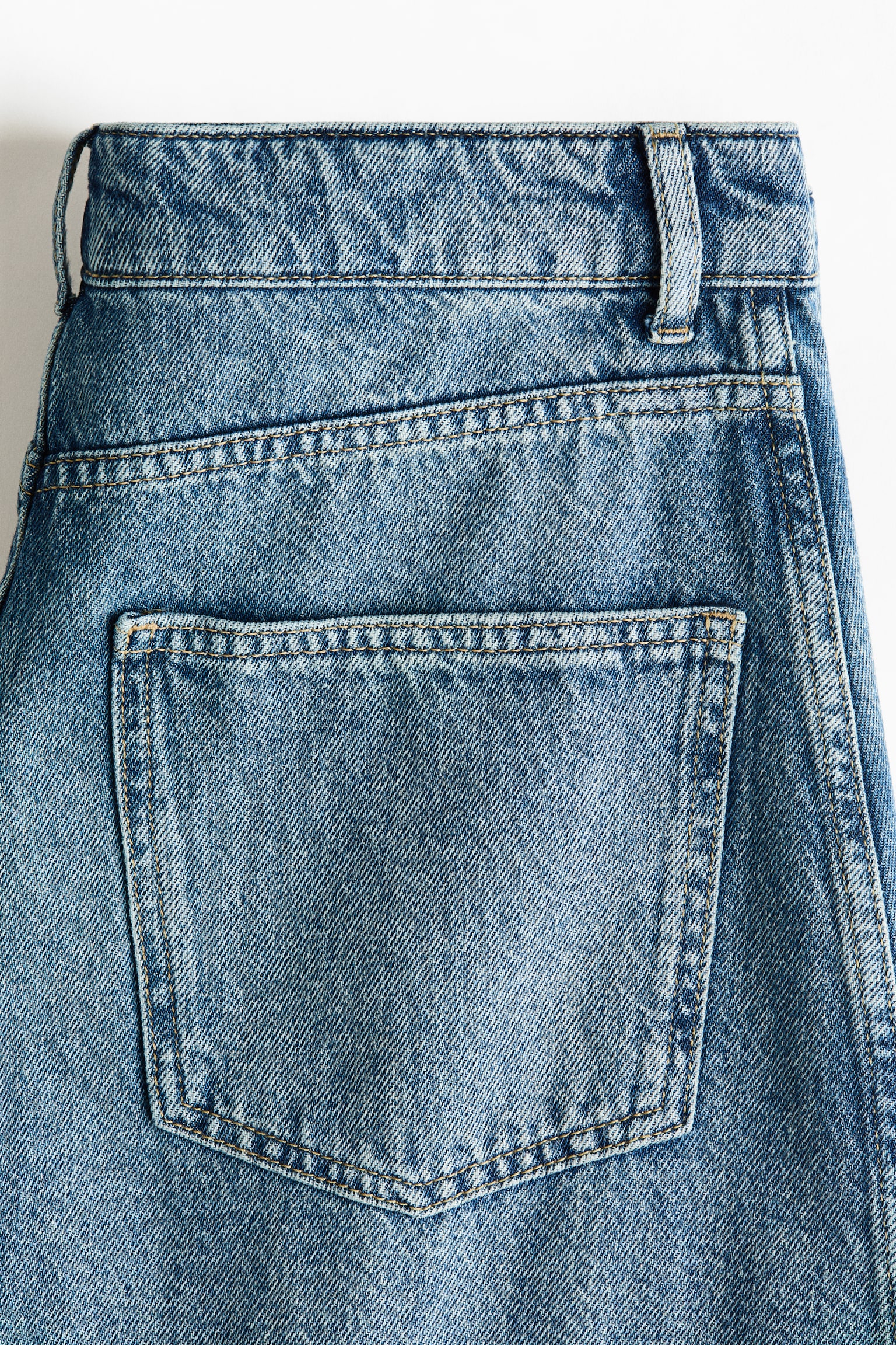 Barrel High Jeans - Washed denimblauw - 3