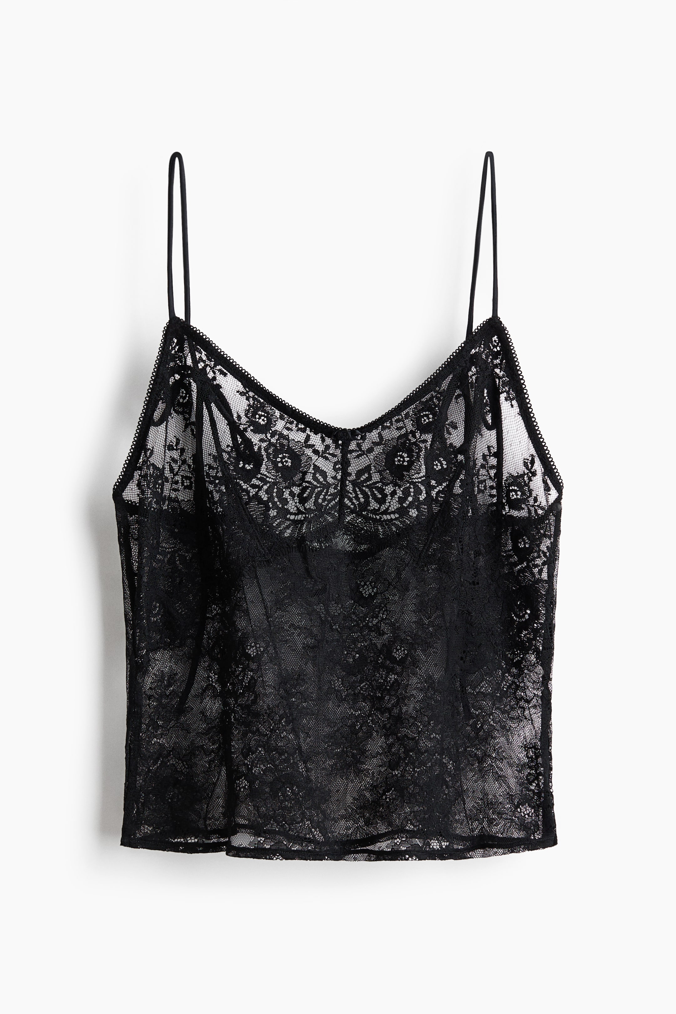 View larger image: Lace strappy top - Black - Ladies | H&M IN 5