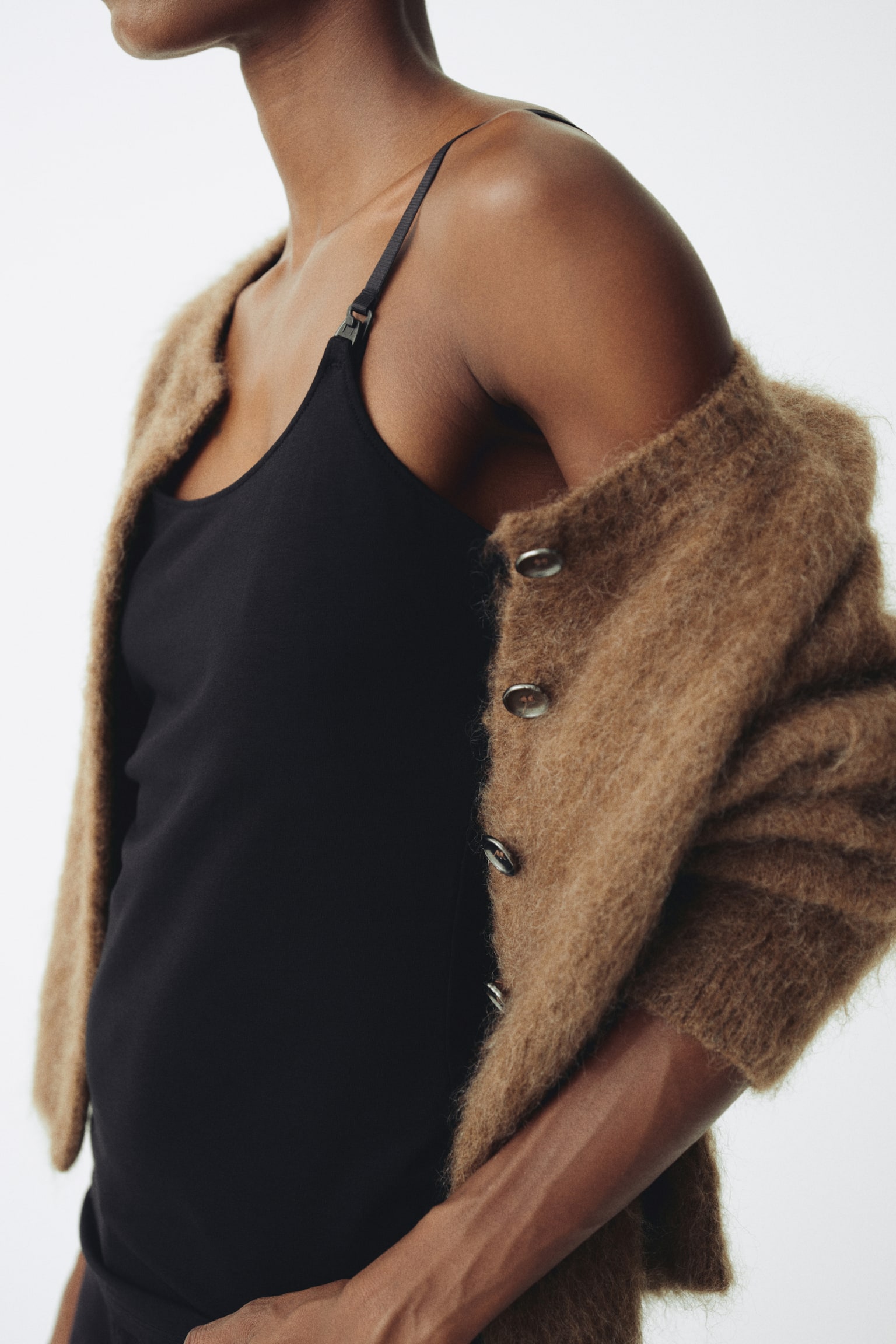 MAMA 3-pak ammetop med smalle stropper - Sort/Hvid/Gråmeleret/Beige/Sort/Hvid/Mørkebrun/Beige/Hvid/Dueblå/Marineblå/Vinrød/Pudderrosa/Lys beige/Sort/Hvid/Støvet lyseblå/Hvid/Mørkegrøn/Creme/Sort/Lys kakigrøn/Hvid - 3