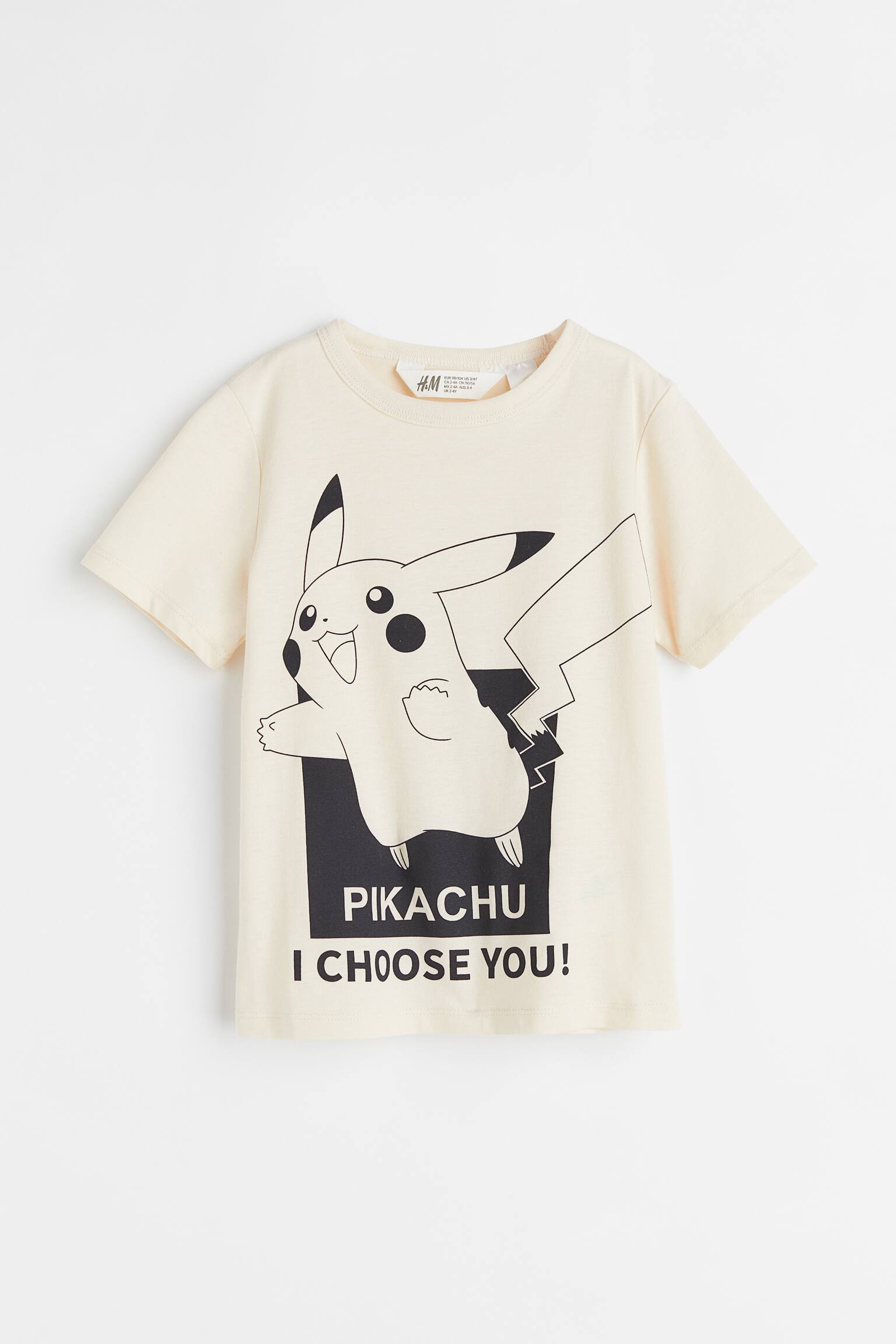Print Tee - Cream/Pokémon - 1