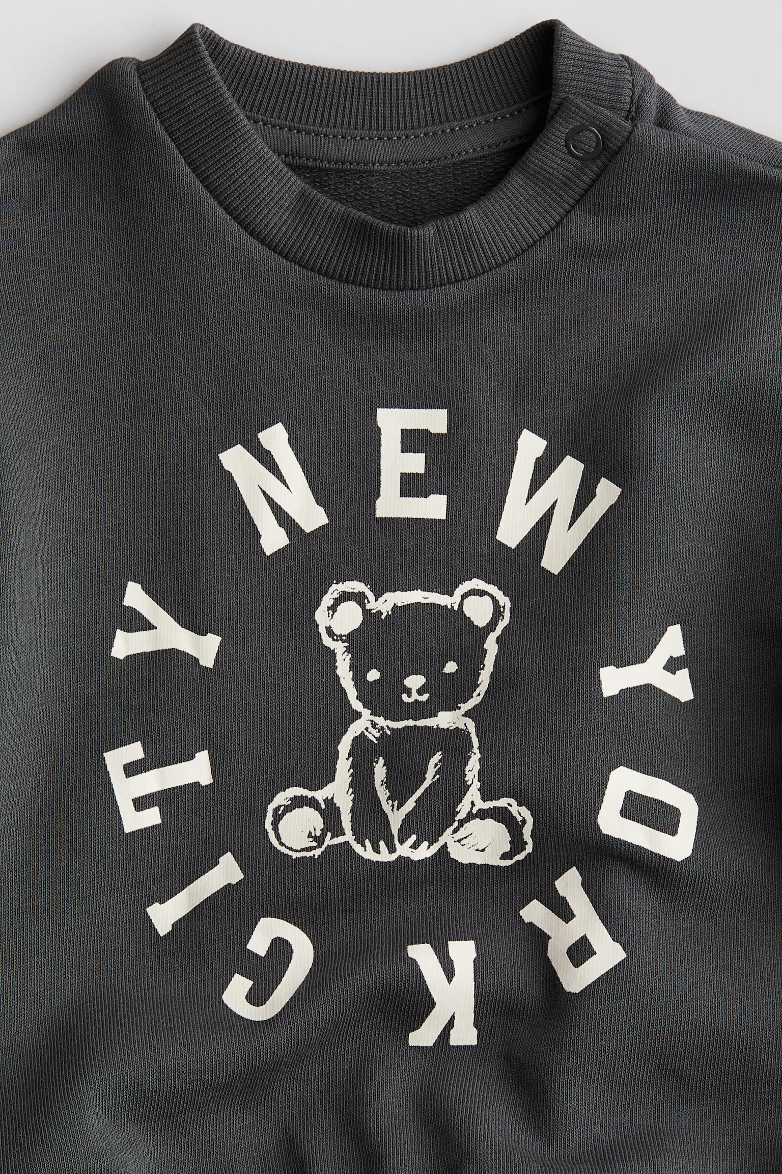 Crew-neck sweatshirt - Dark grey/New York City/Light grey marl/BRKLYN/White/Teddy bears/Light blue/BRKLYN - 2