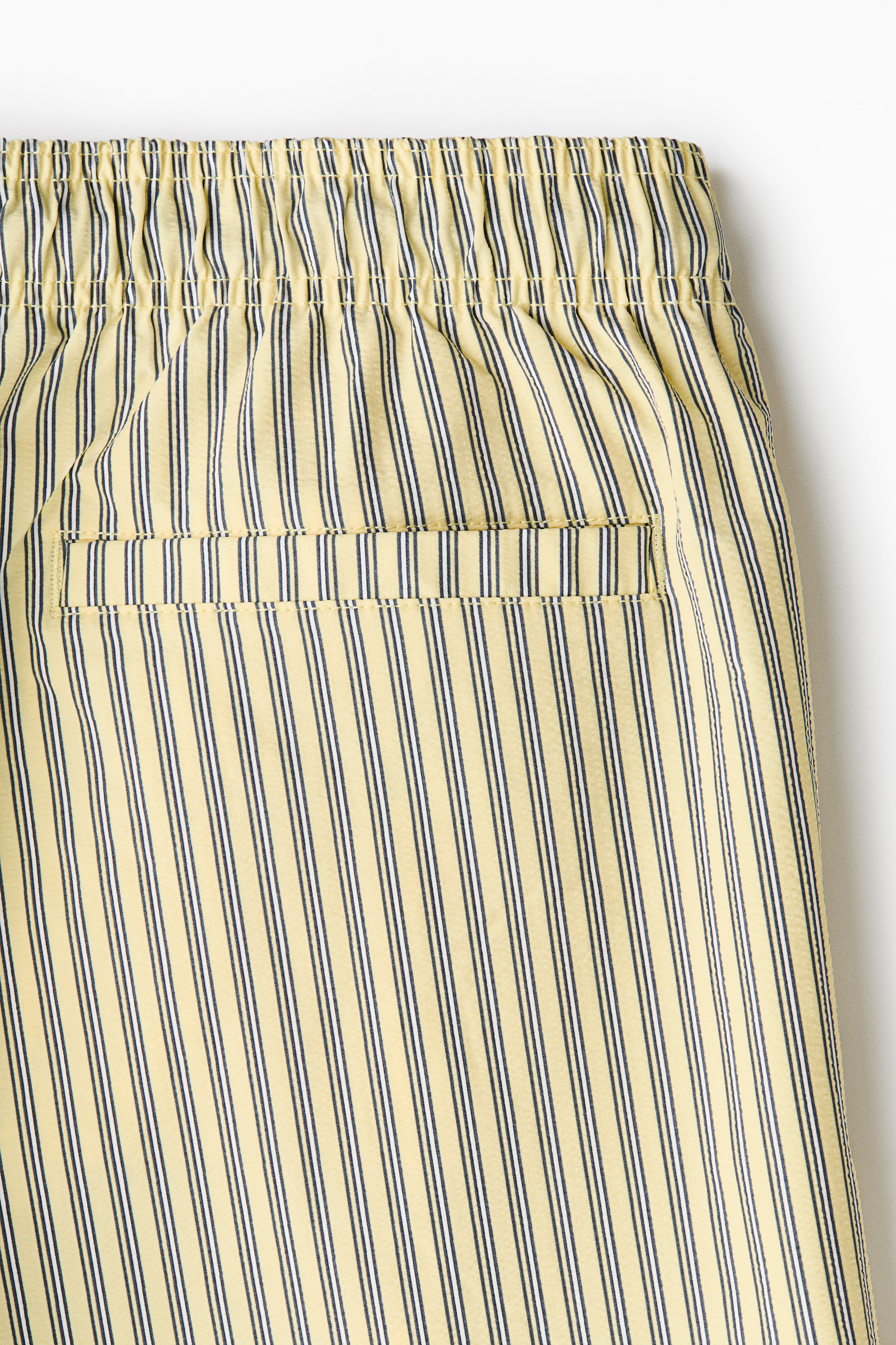 Seersucker swim shorts