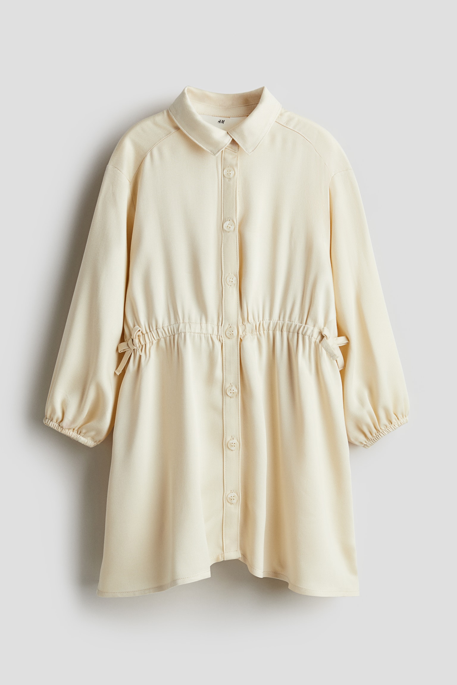 Shirt dress - Light beige/Blue - 1