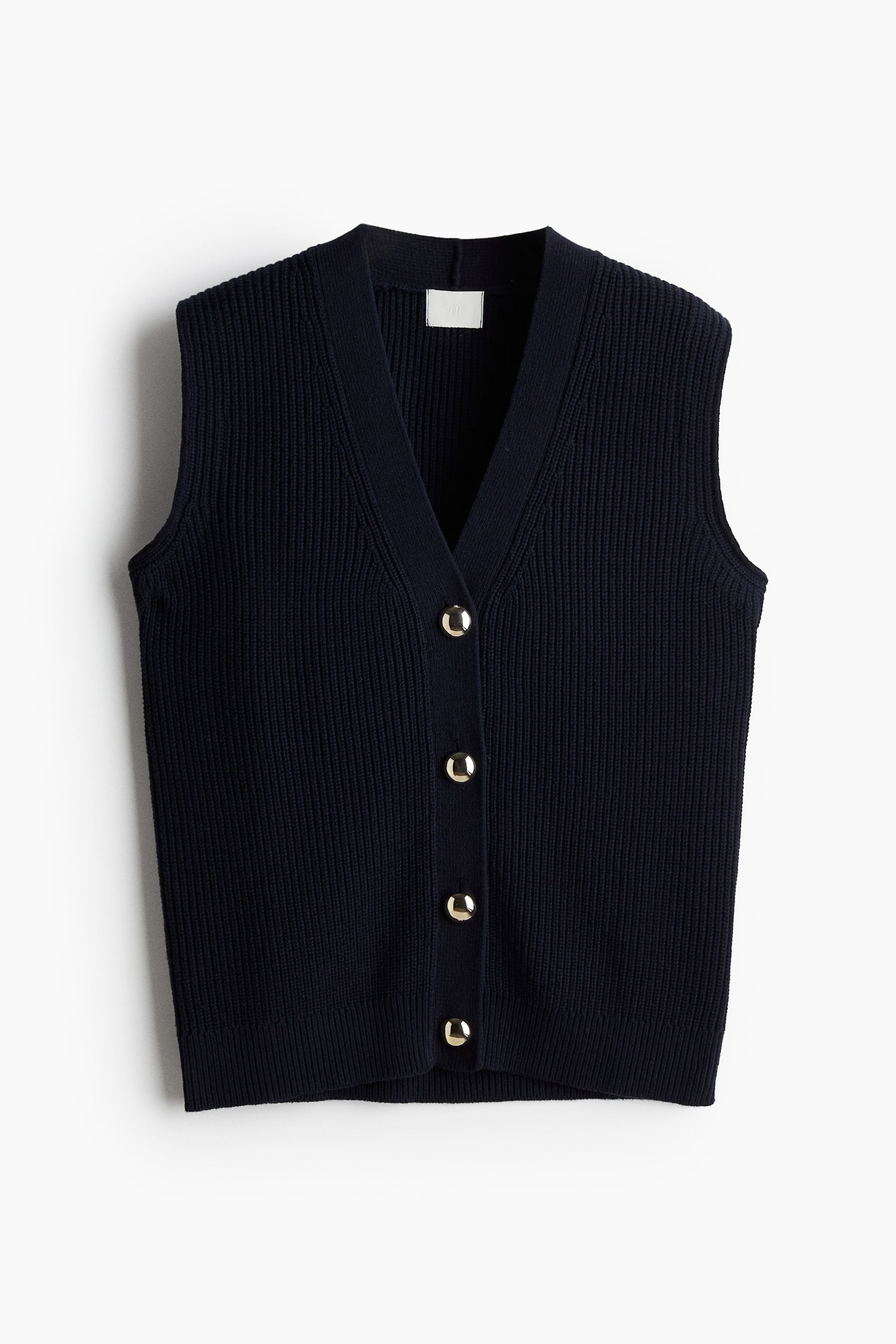 Rib-Knit Sweater Vest