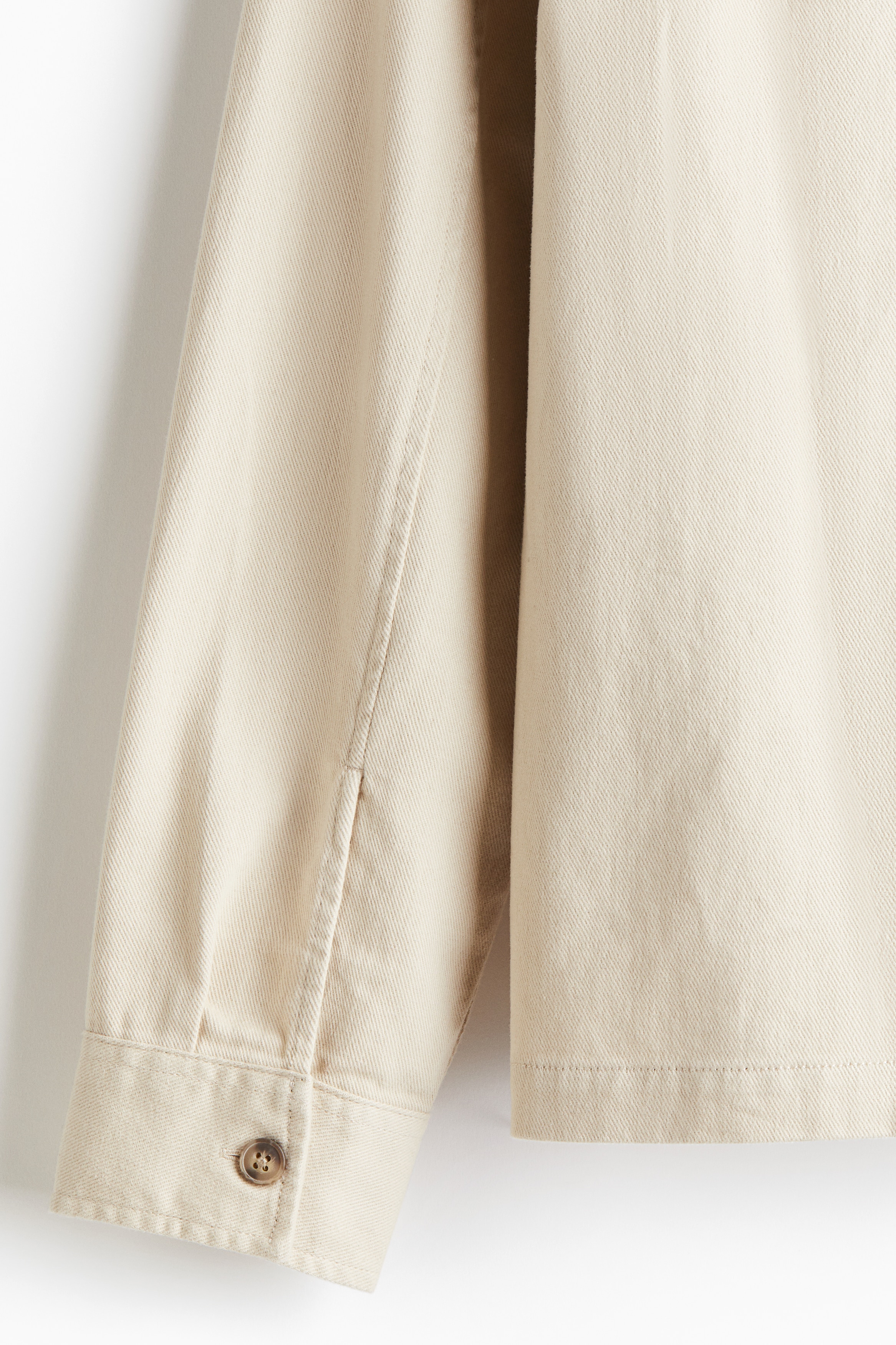 Regular Fit Cotton twill overshirt