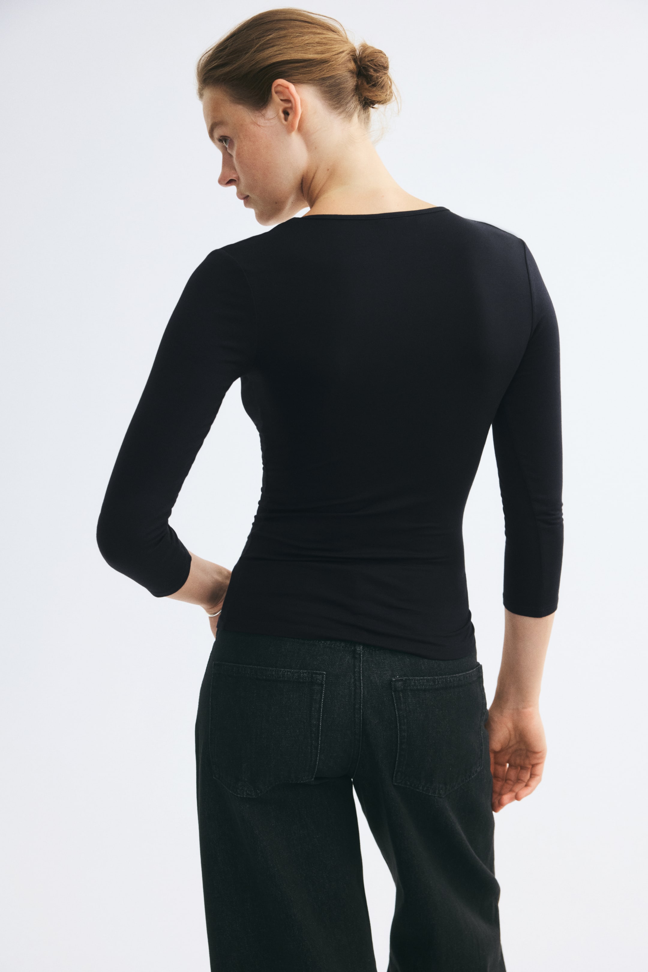 V-Neck Viscose Top