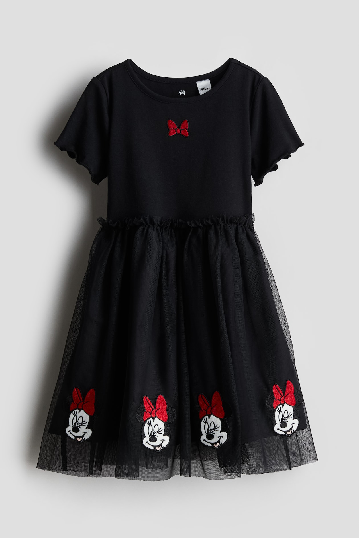 black minnie mouse dress Disney Minnie Mouse Little Girls Fleece Skater Dress Black 6