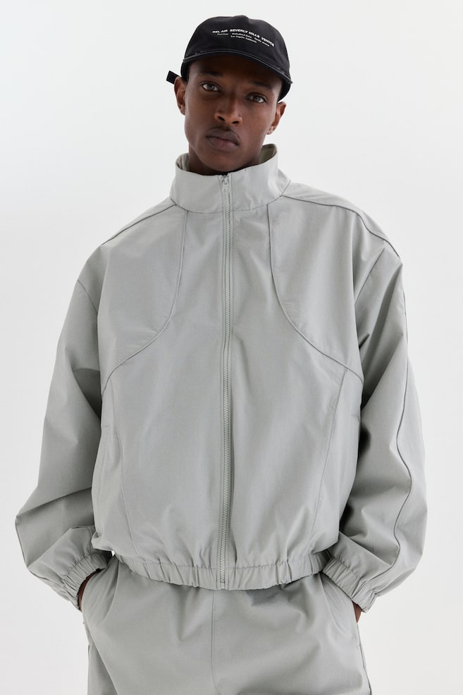 Track jacket - Light grey - 1