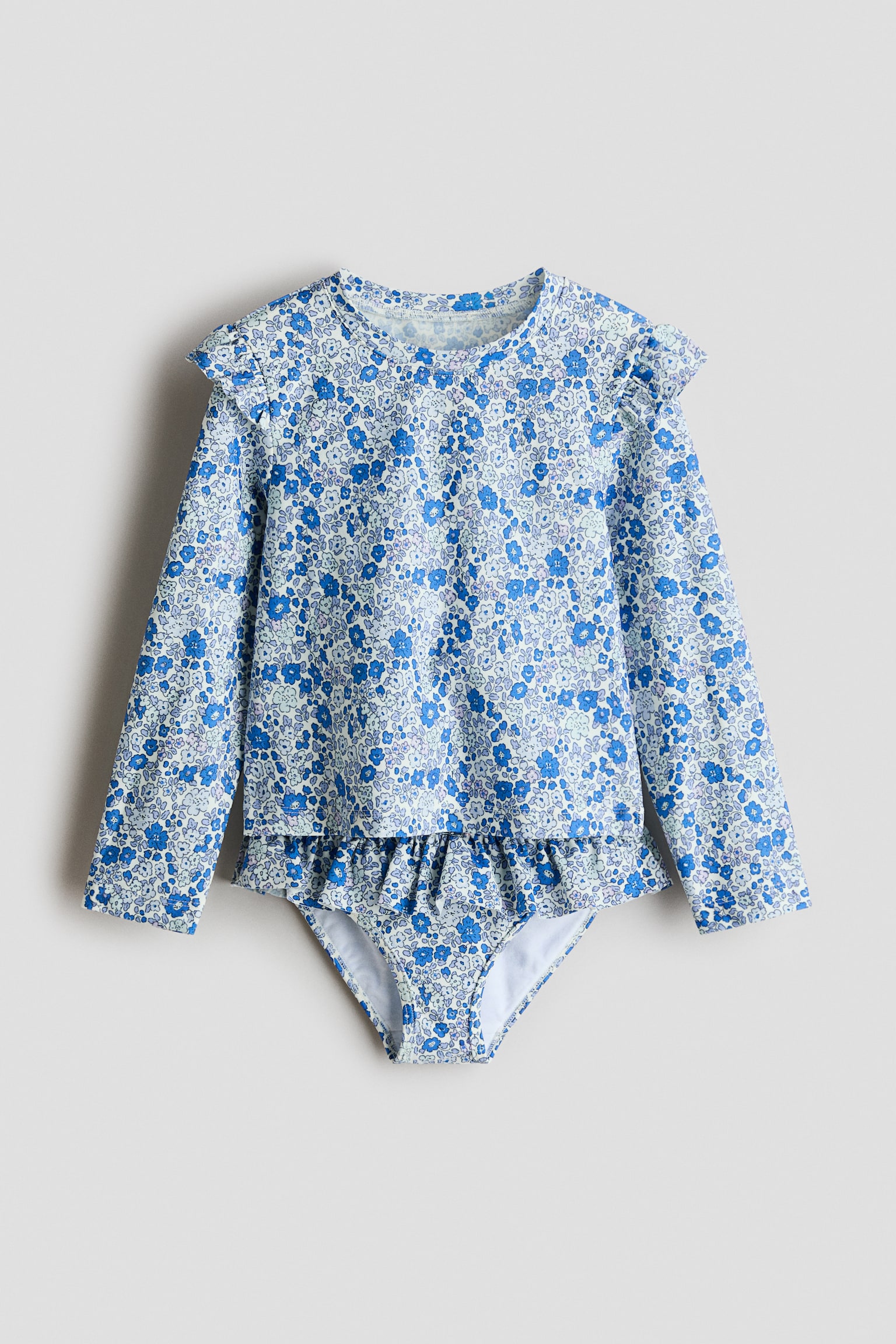 Set protezione solare UPF 50 - Blu/fiori