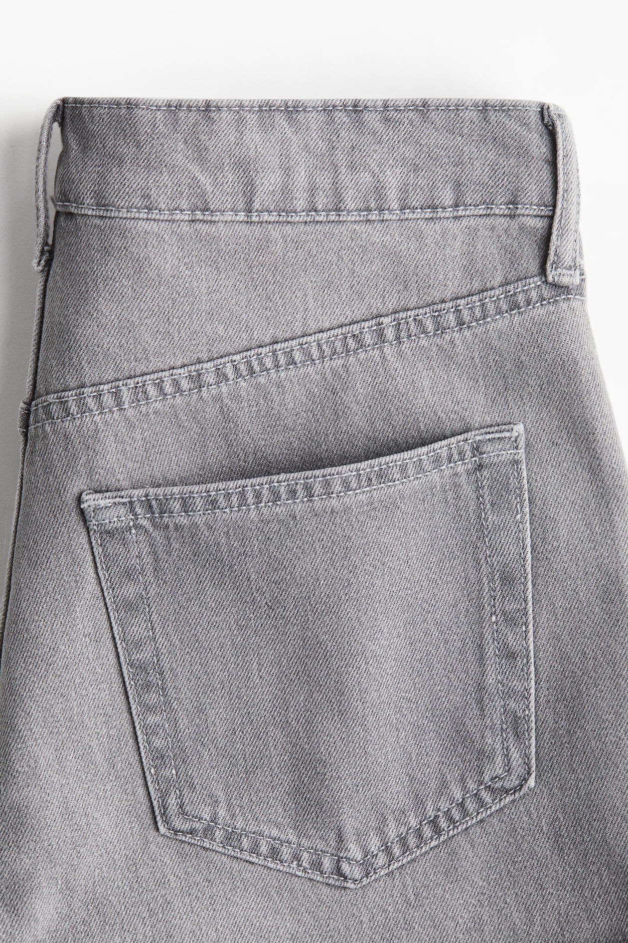 High-Waist Denim Shorts - image 5