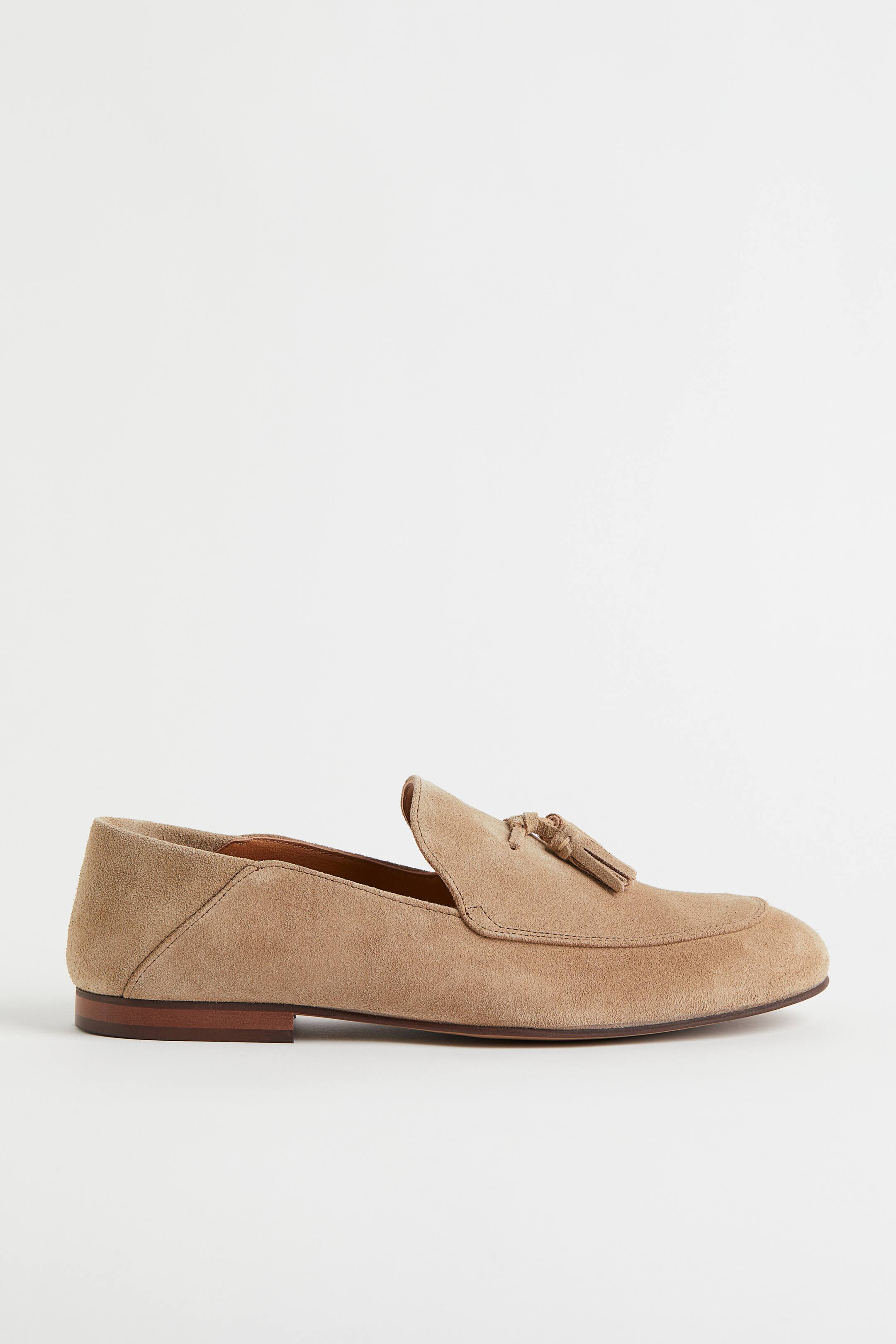 View larger image: Tasselled leather loafers - Beige - Men | H&M 1