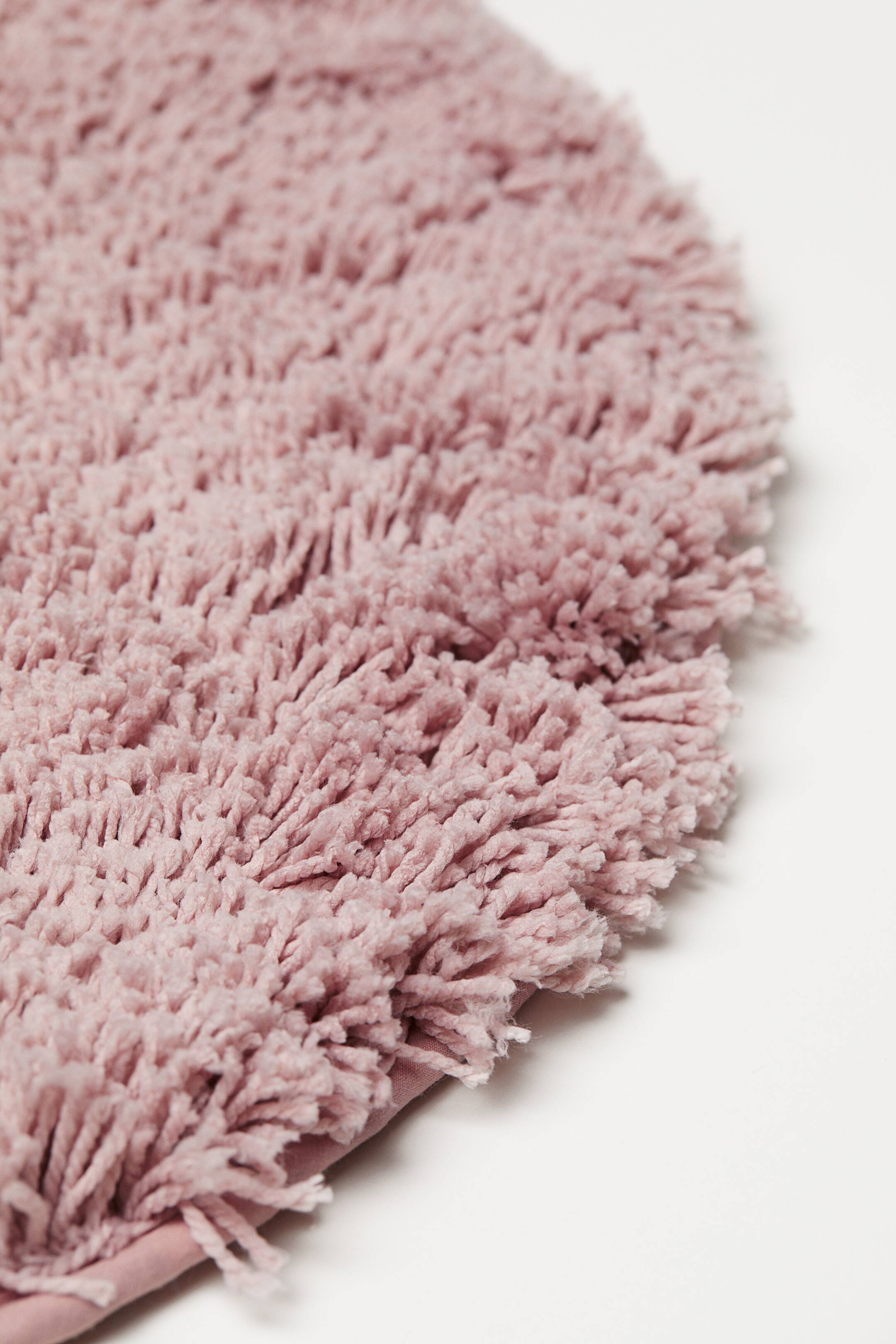 Deep pile bath mat Light pink Home All H&M GB