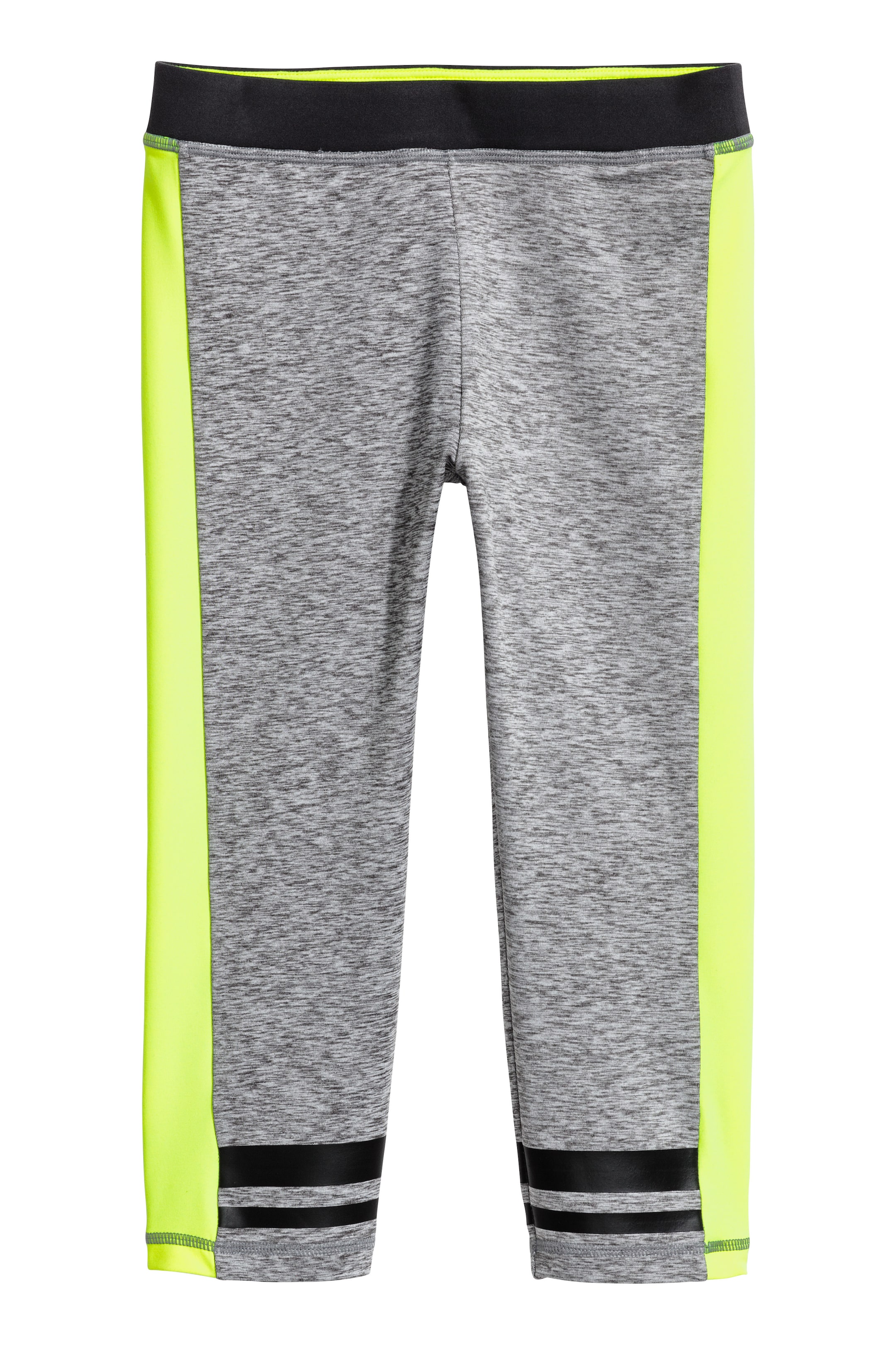 Büyük resmi görüntüle: 3/4 Boy Spor Taytı - Koyu gri kırçıllı - ÇOCUK | H&M TR 1