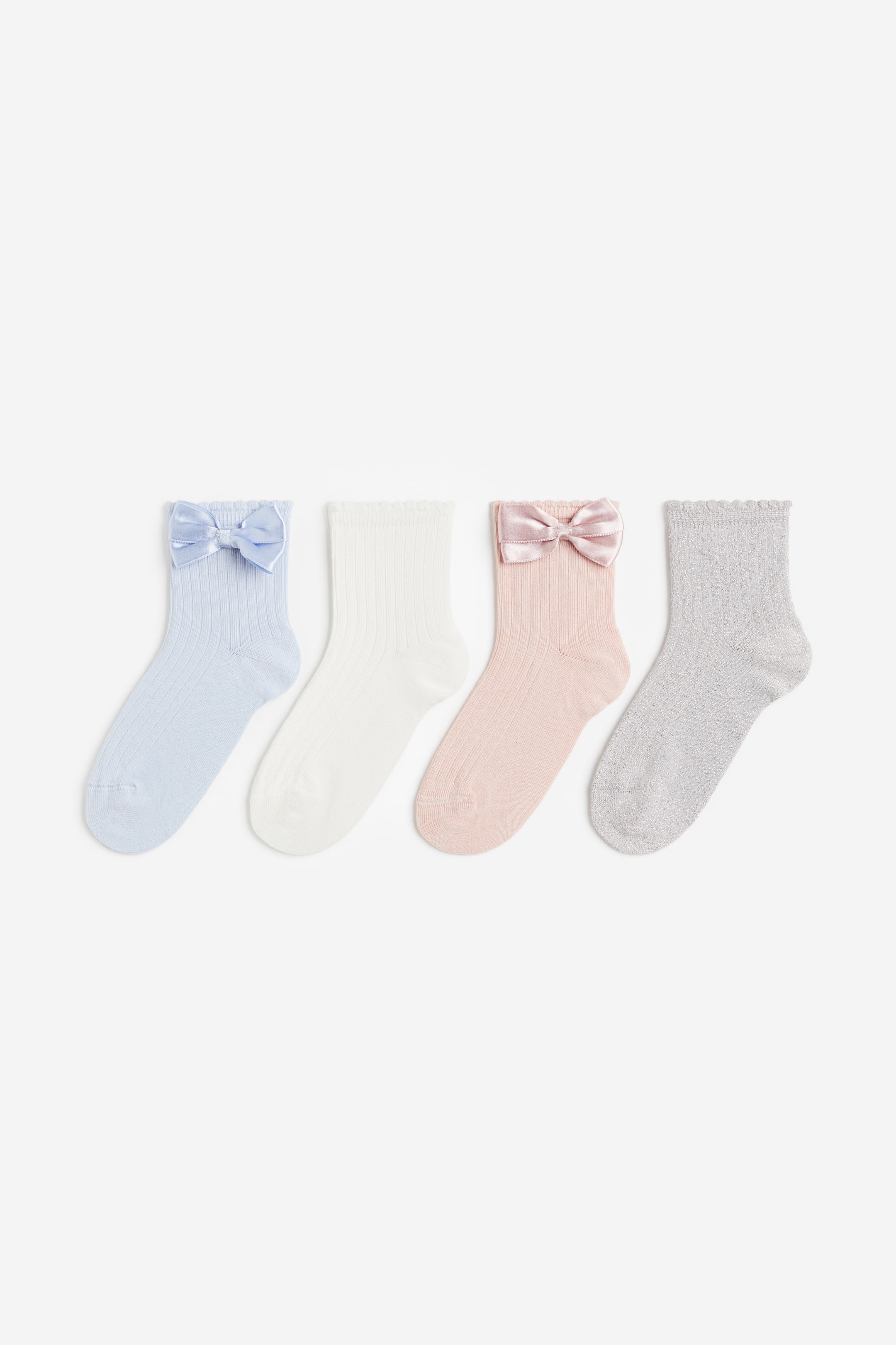 4-pack Ruffle-trimmed Socks