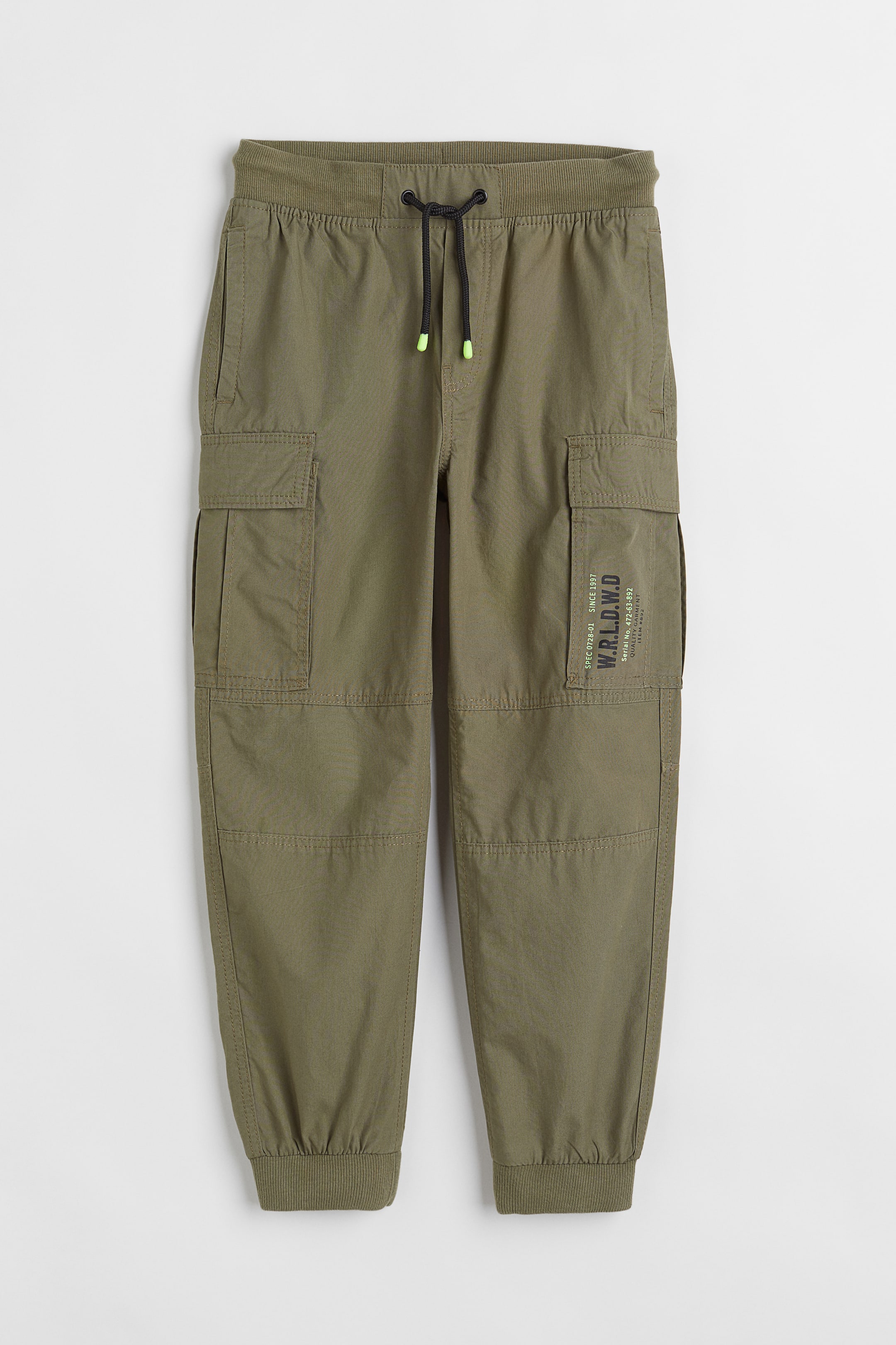 View larger image: Cargo joggers - Khaki green - Kids | H&M IN 1