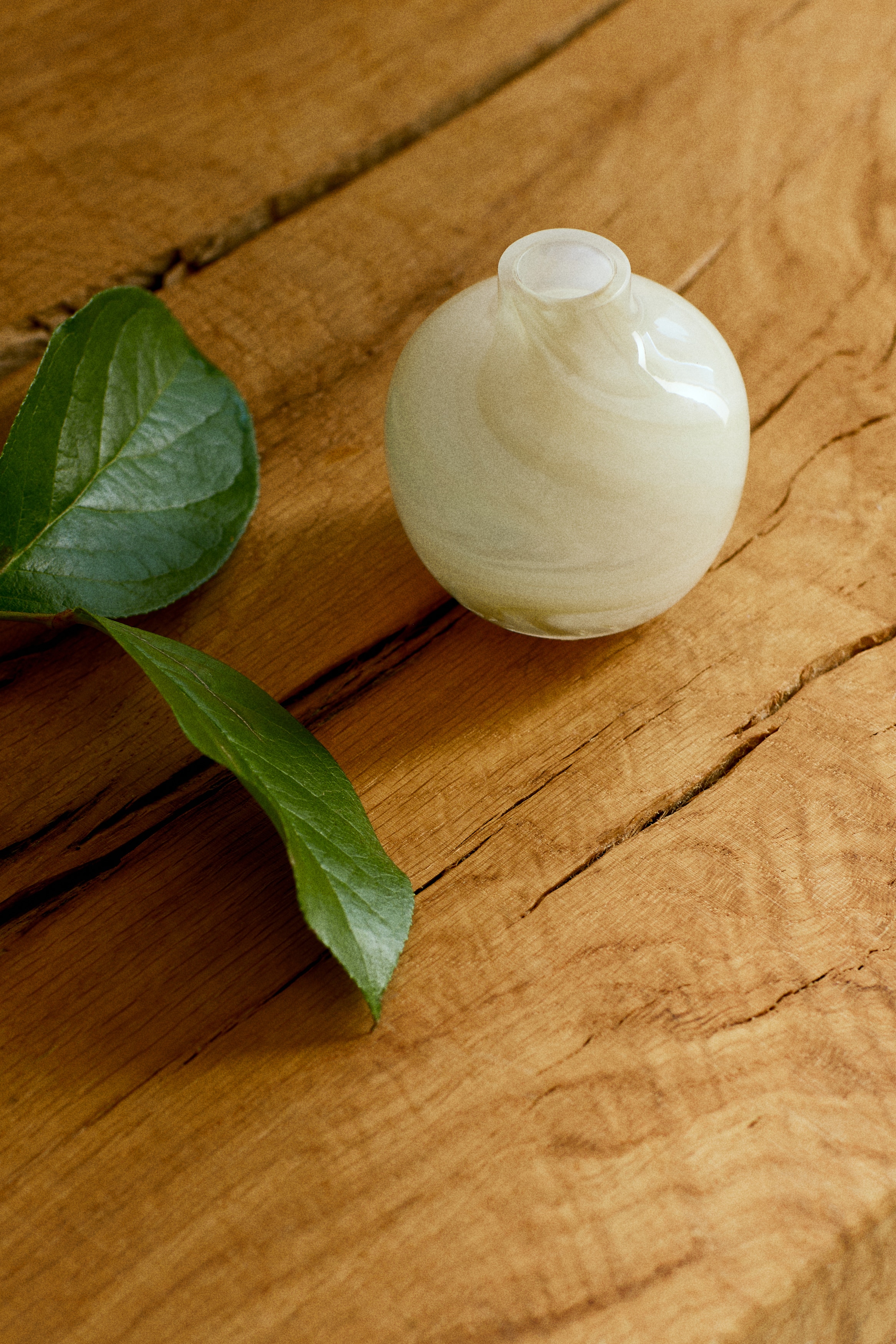 Piccolo vaso in vetro - Giallo chiaro