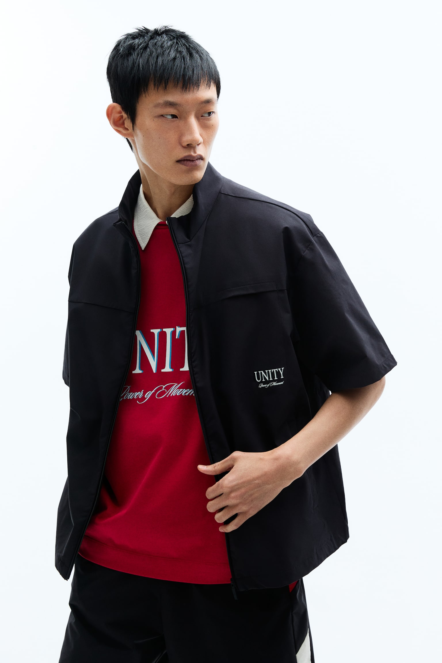 Short-Sleeved Jacket - Black/Unity - 1