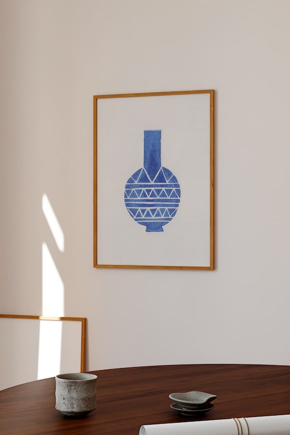 Alisa Galitsyna - Linocut Vase #8