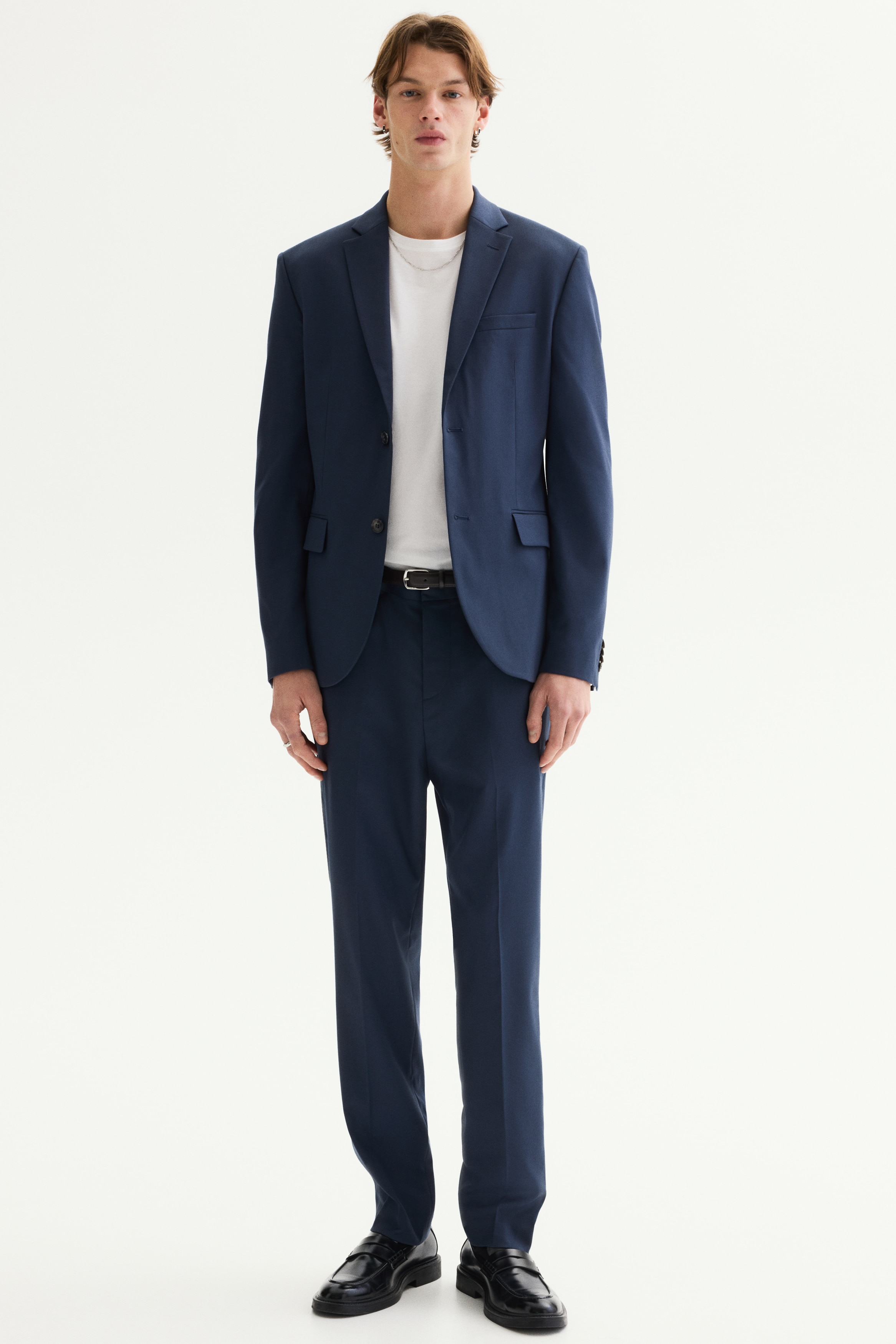 Παντελόνι κουστουμιού Slim Fit - Σκούρο μπλε/Μαύρο/Σκούρο γκρι/Ναυτικό μπλε/Σκούρο μπεζ/Μπεζ