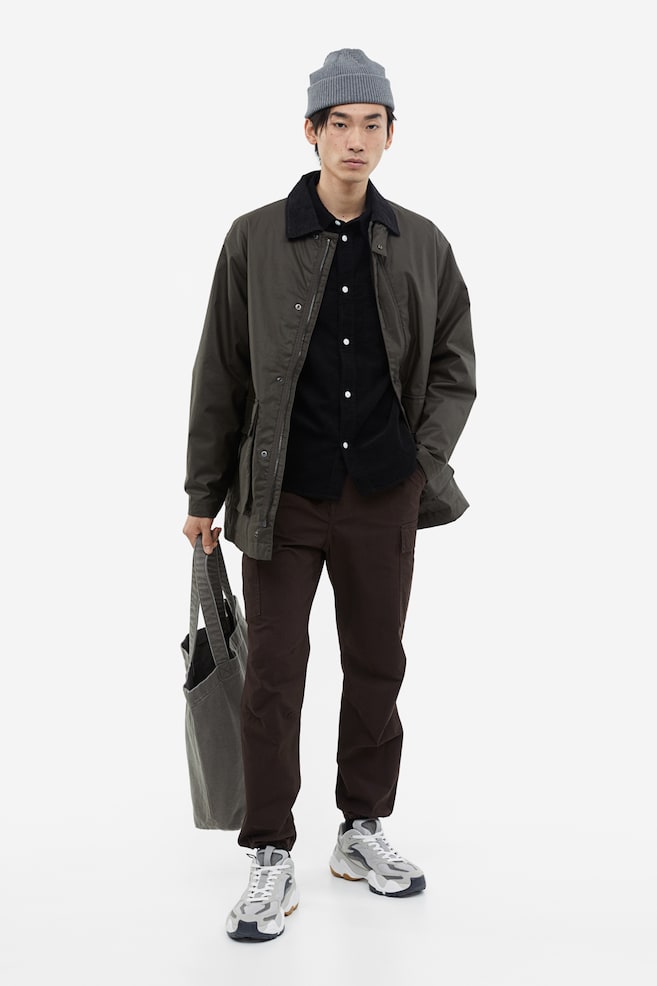 Regular Fit Ripstop cargo trousers - Dark brown/Khaki green/Dark grey/White/dc - 1