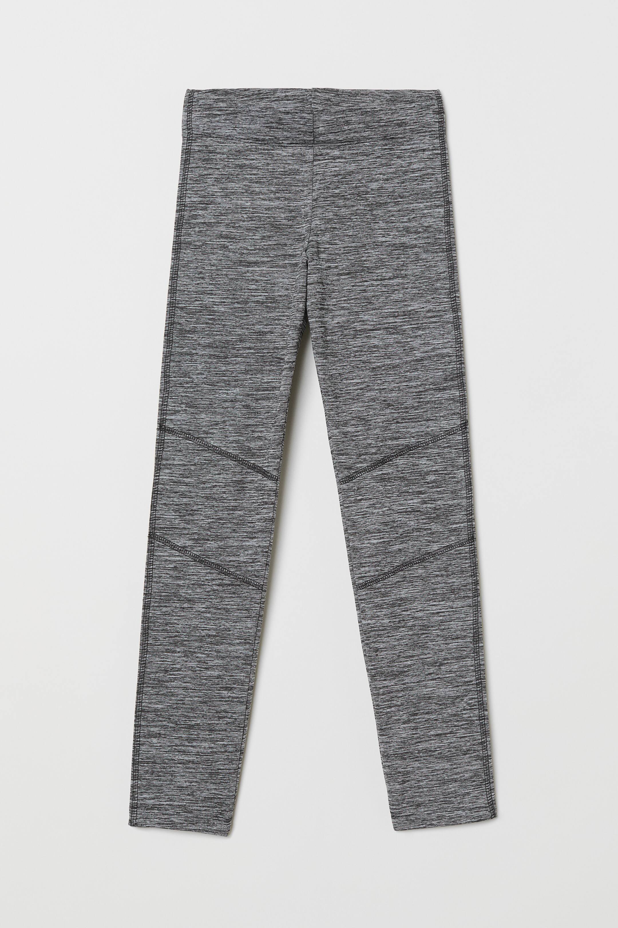 View larger image: Leggings - Grey/Black marl - Kids | H&M 1